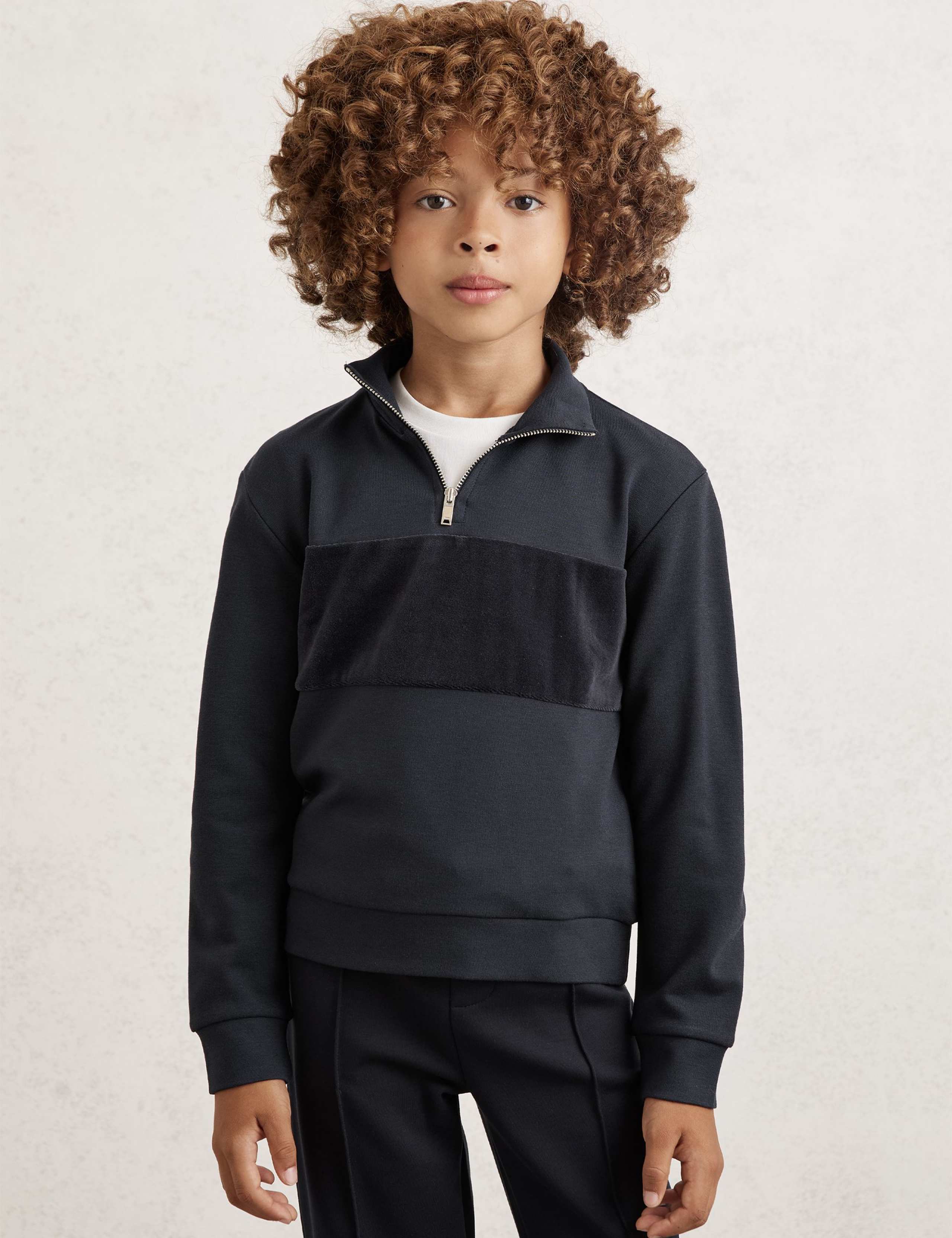 Jersey Half Zip Jumper (3-14 Yrs)