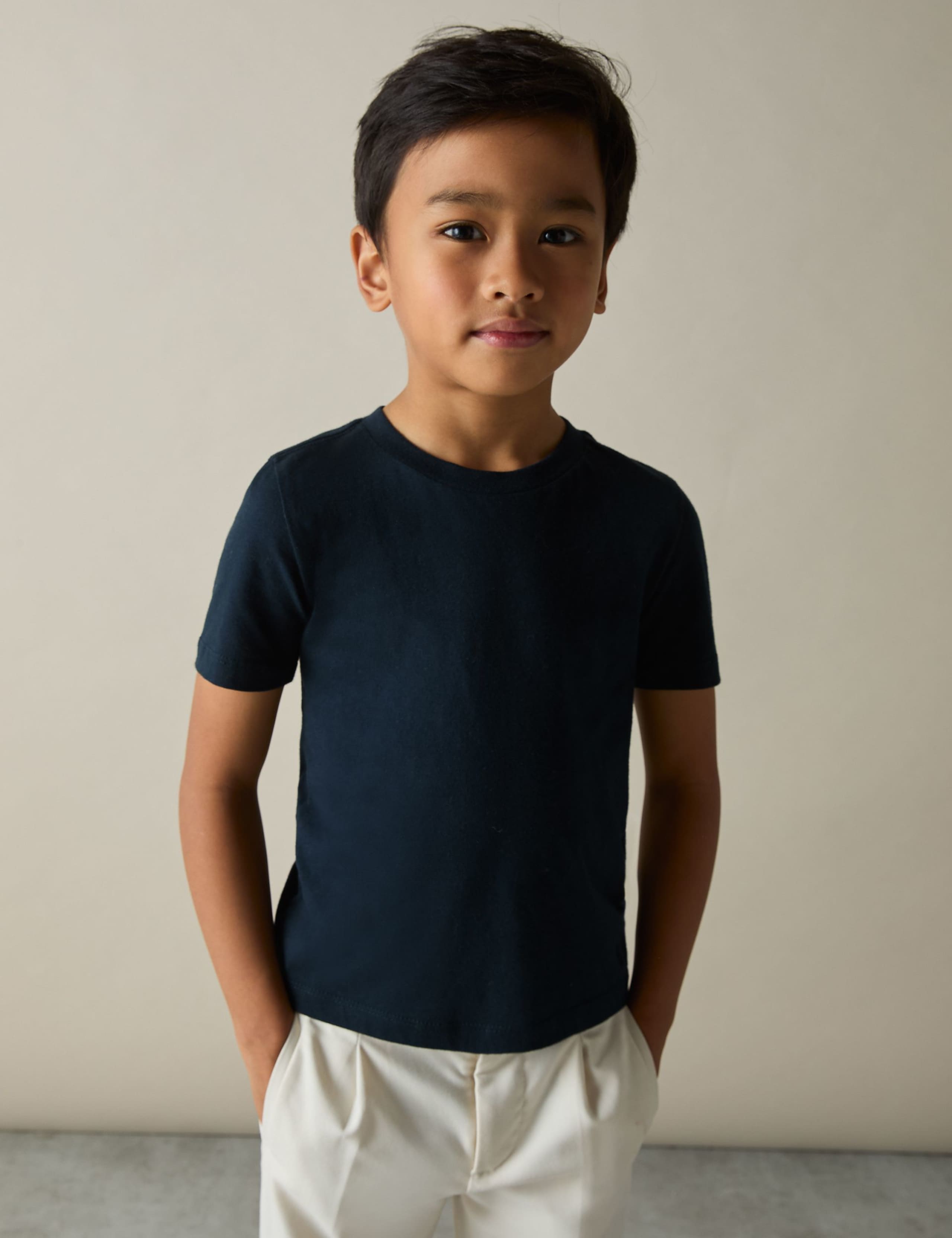 3pk Pure Cotton T-Shirts (3-14 Yrs)