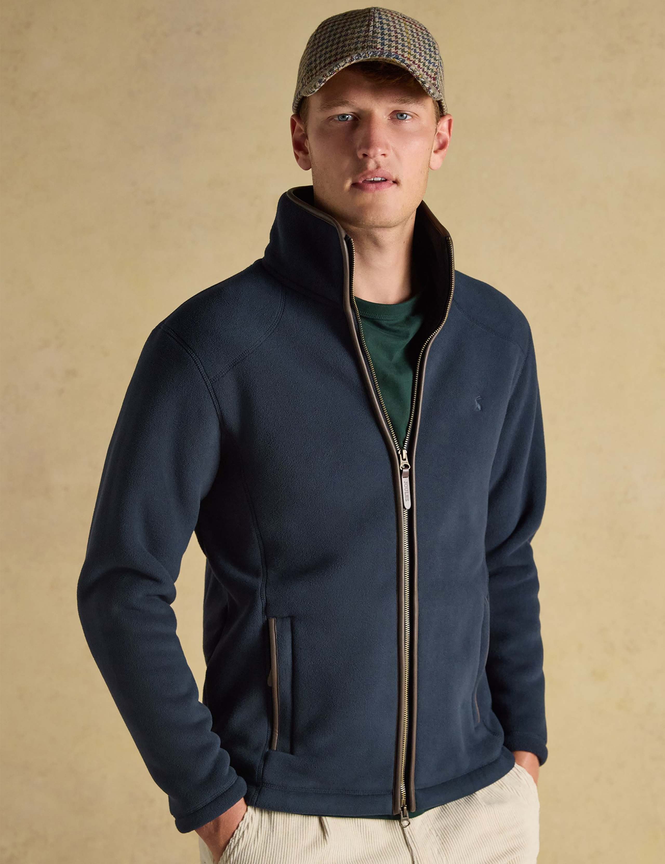 Funnel Neck Fleece Jacket