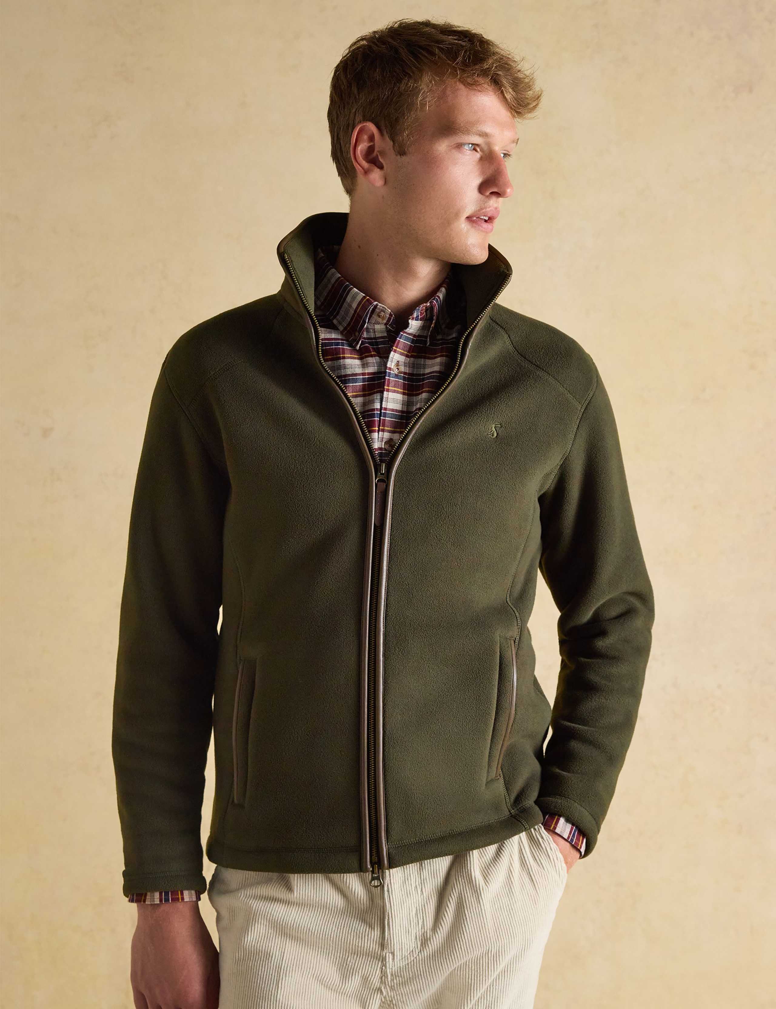 Funnel Neck Fleece Jacket