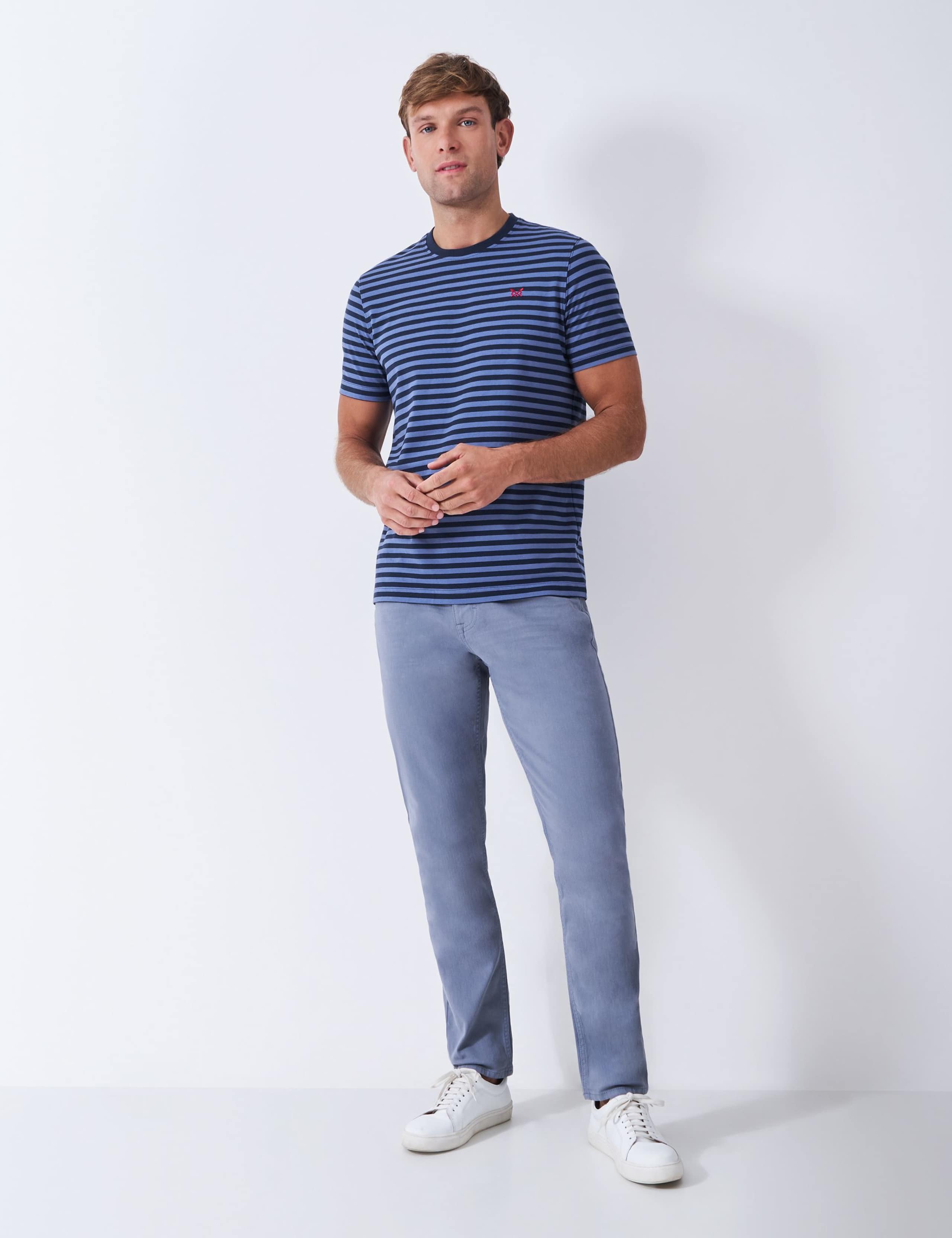 Pure Cotton Striped T-Shirt