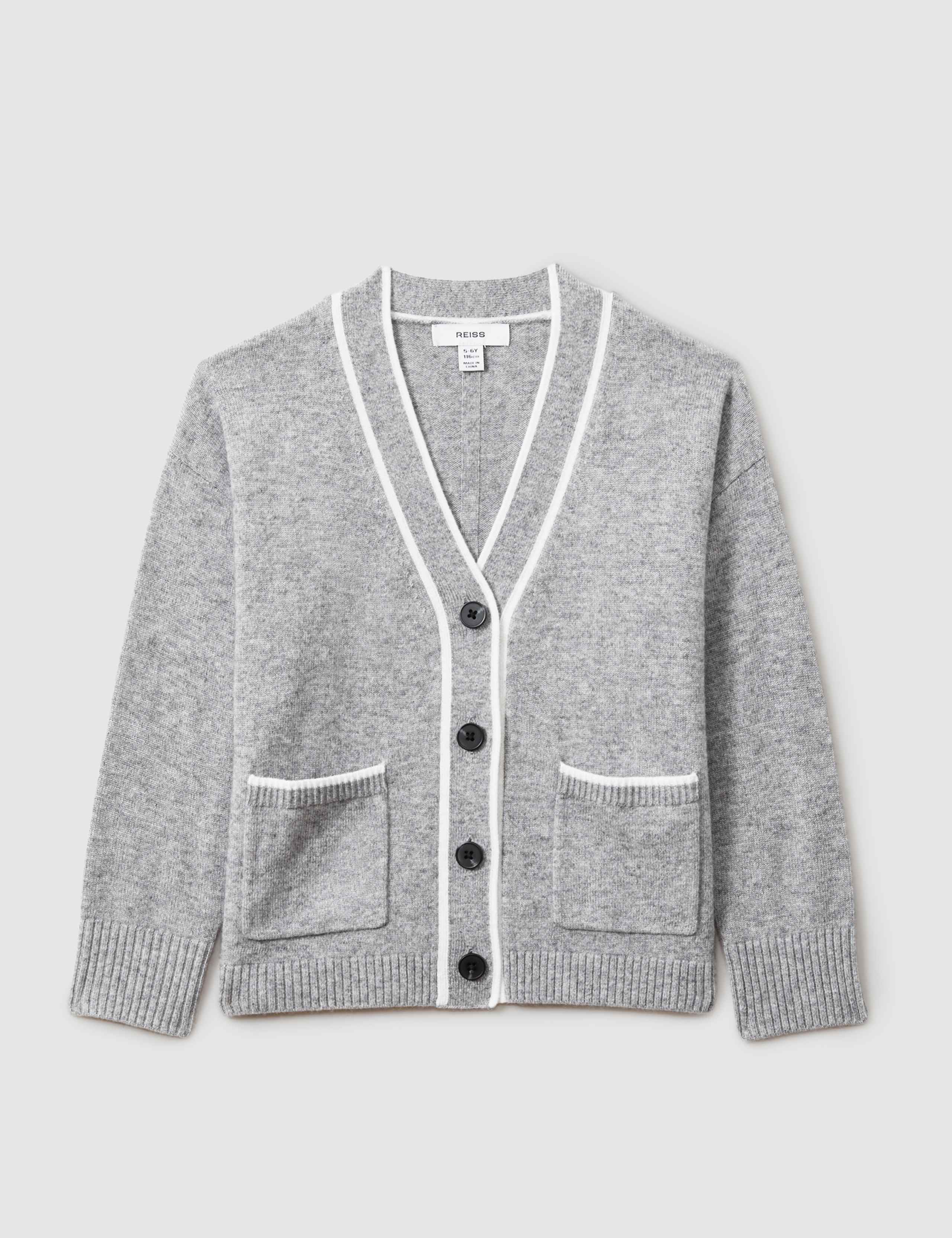 Wool Blend Cardigan (4-14 Yrs)