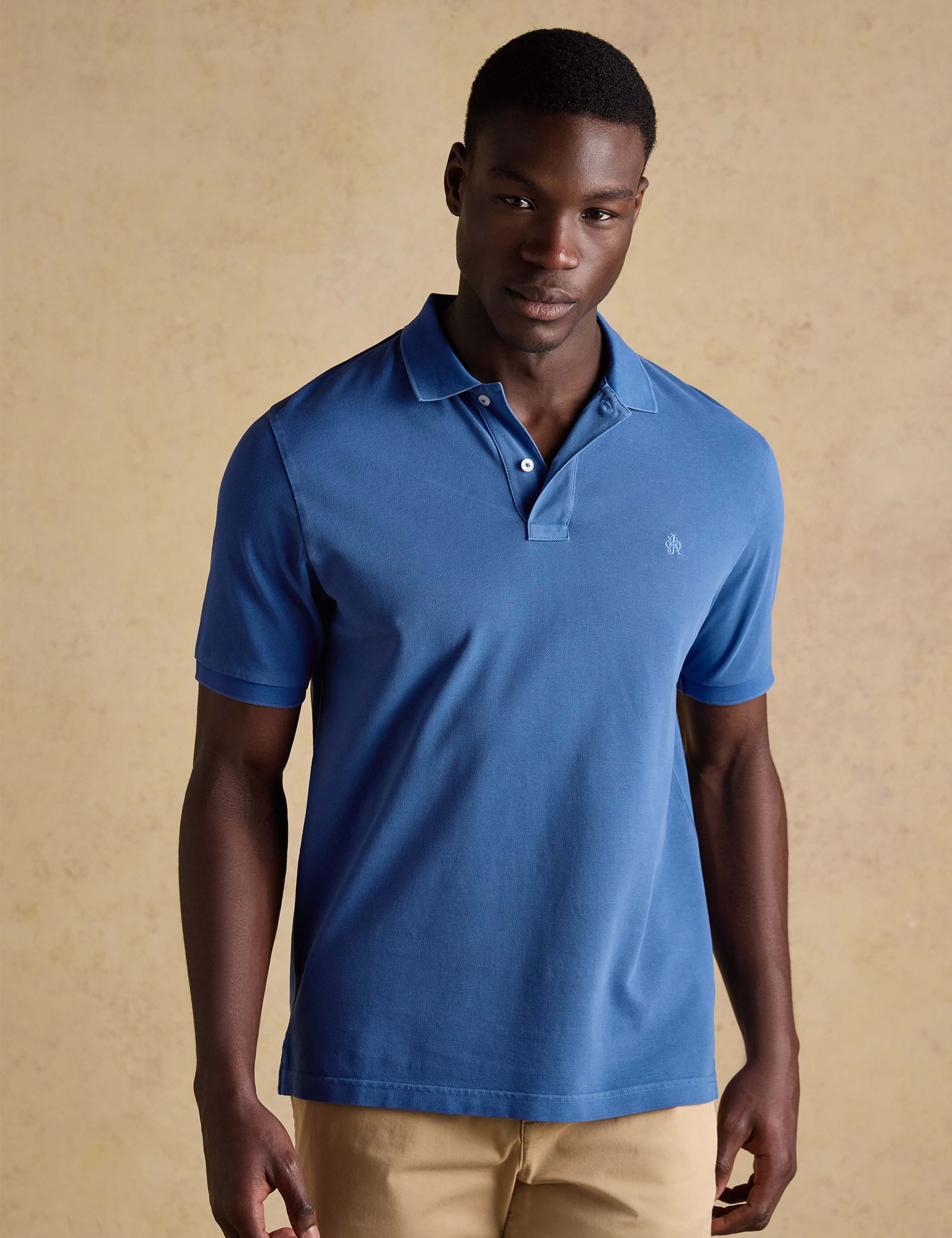 Pure Cotton Pique Polo Shirt
