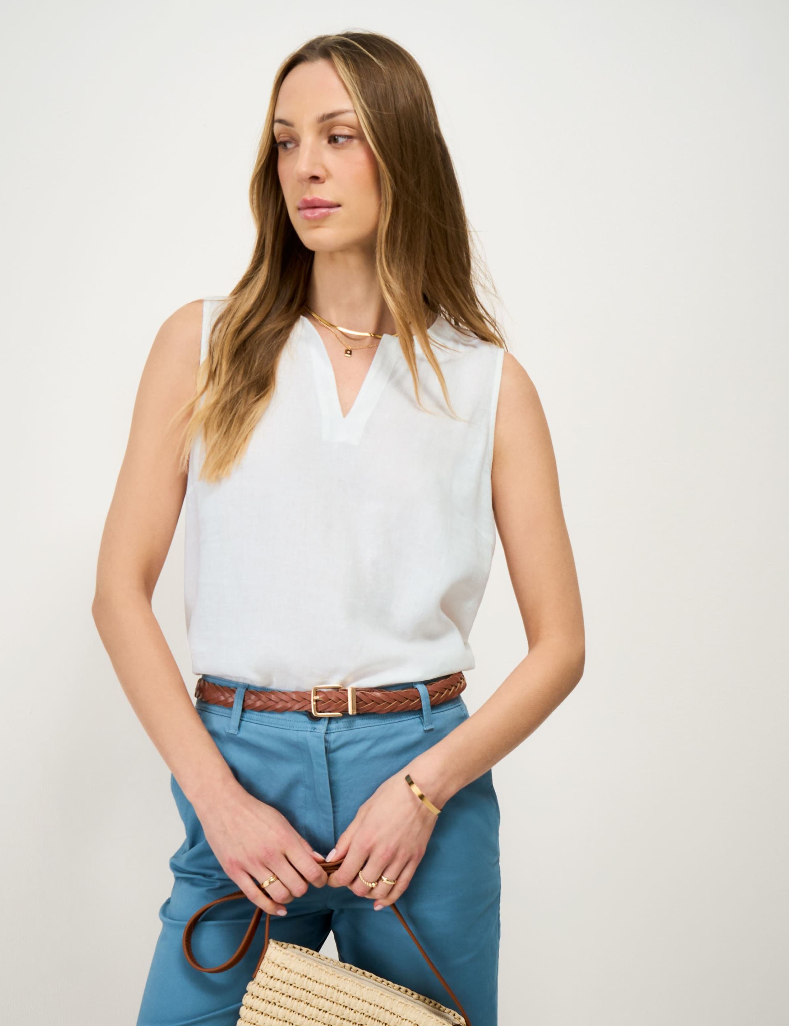 Linen Rich Top QT