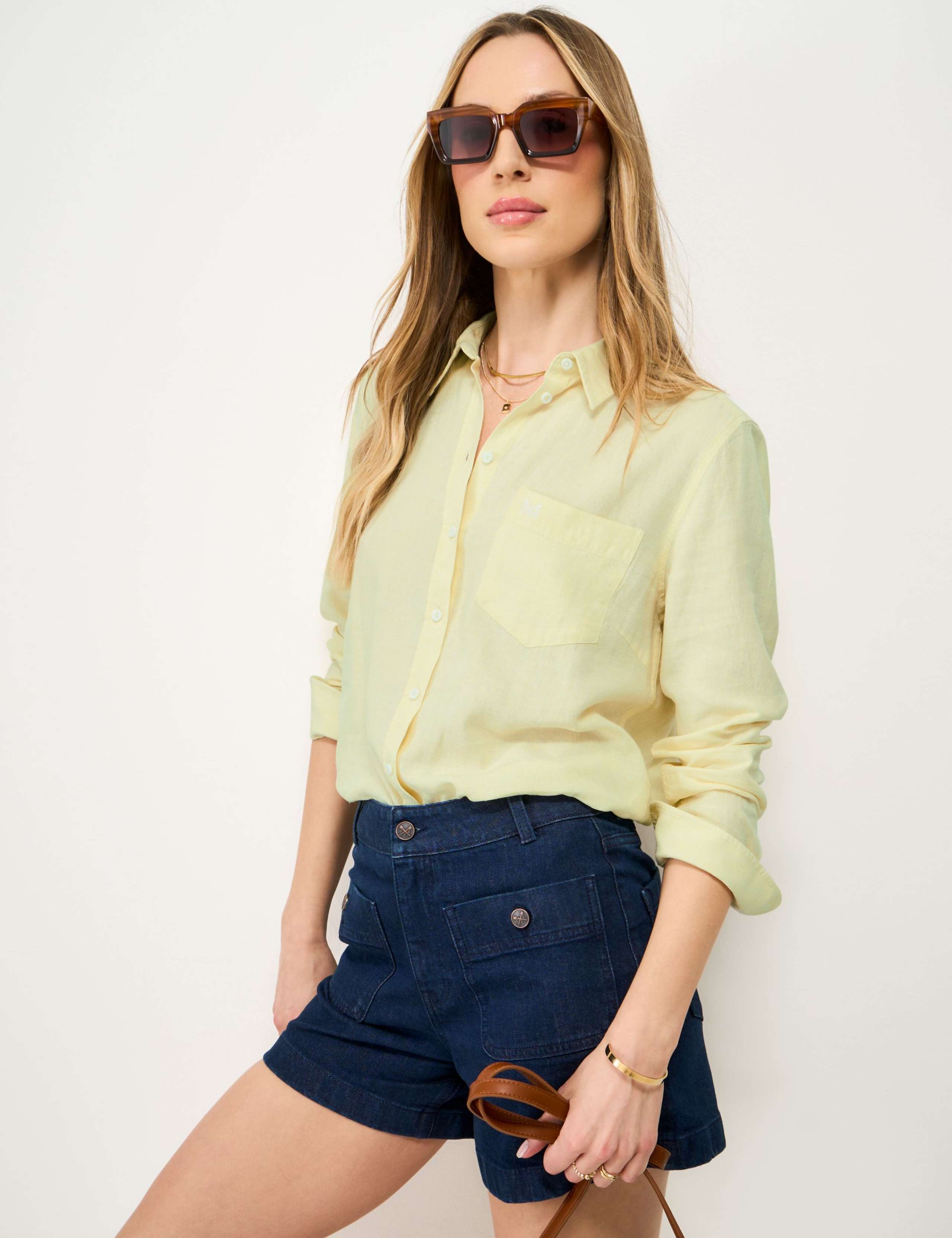 Linen Rich Collared Shirt