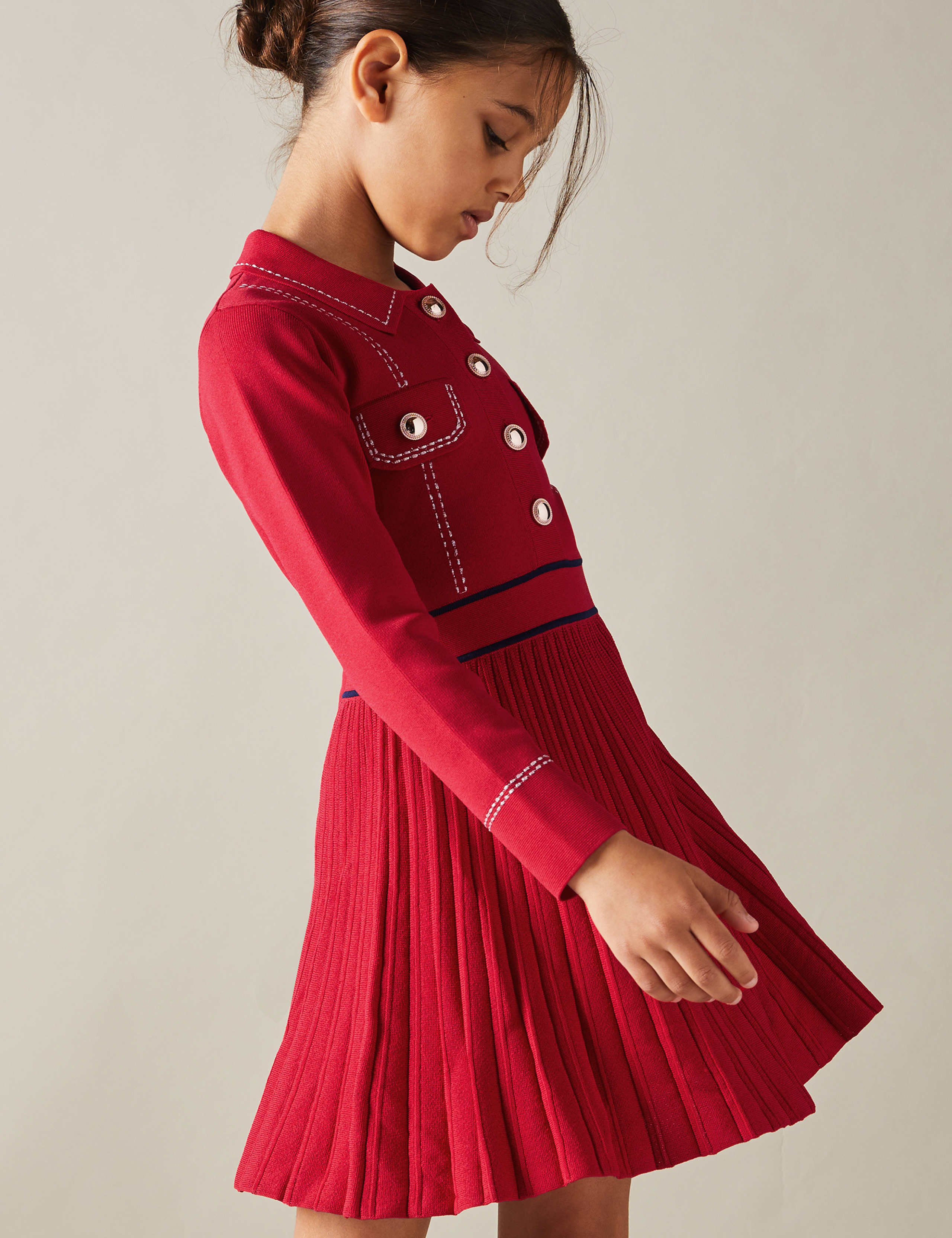Pleated Dress (4-14 Yrs)