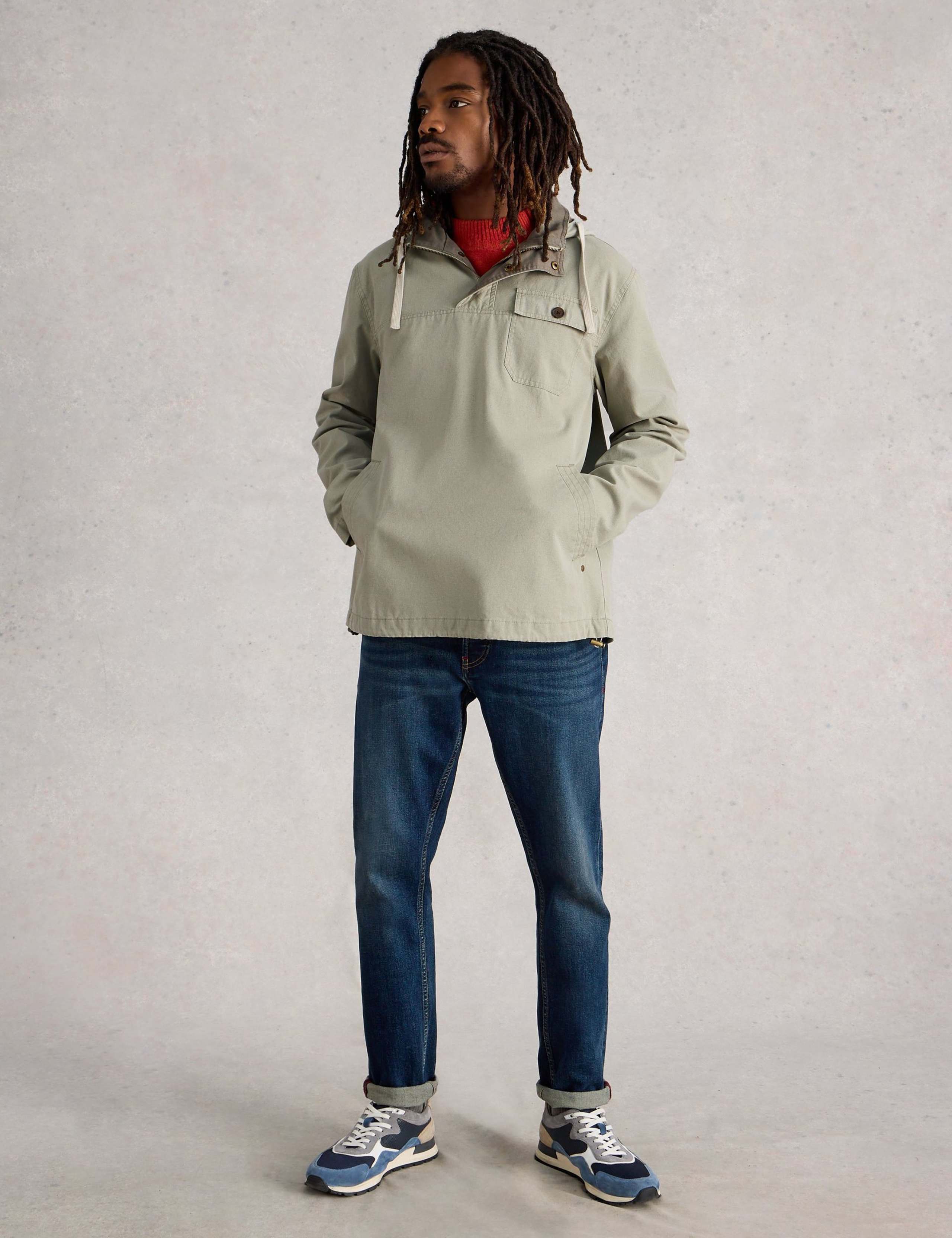Utility Hooded Popover Jacket