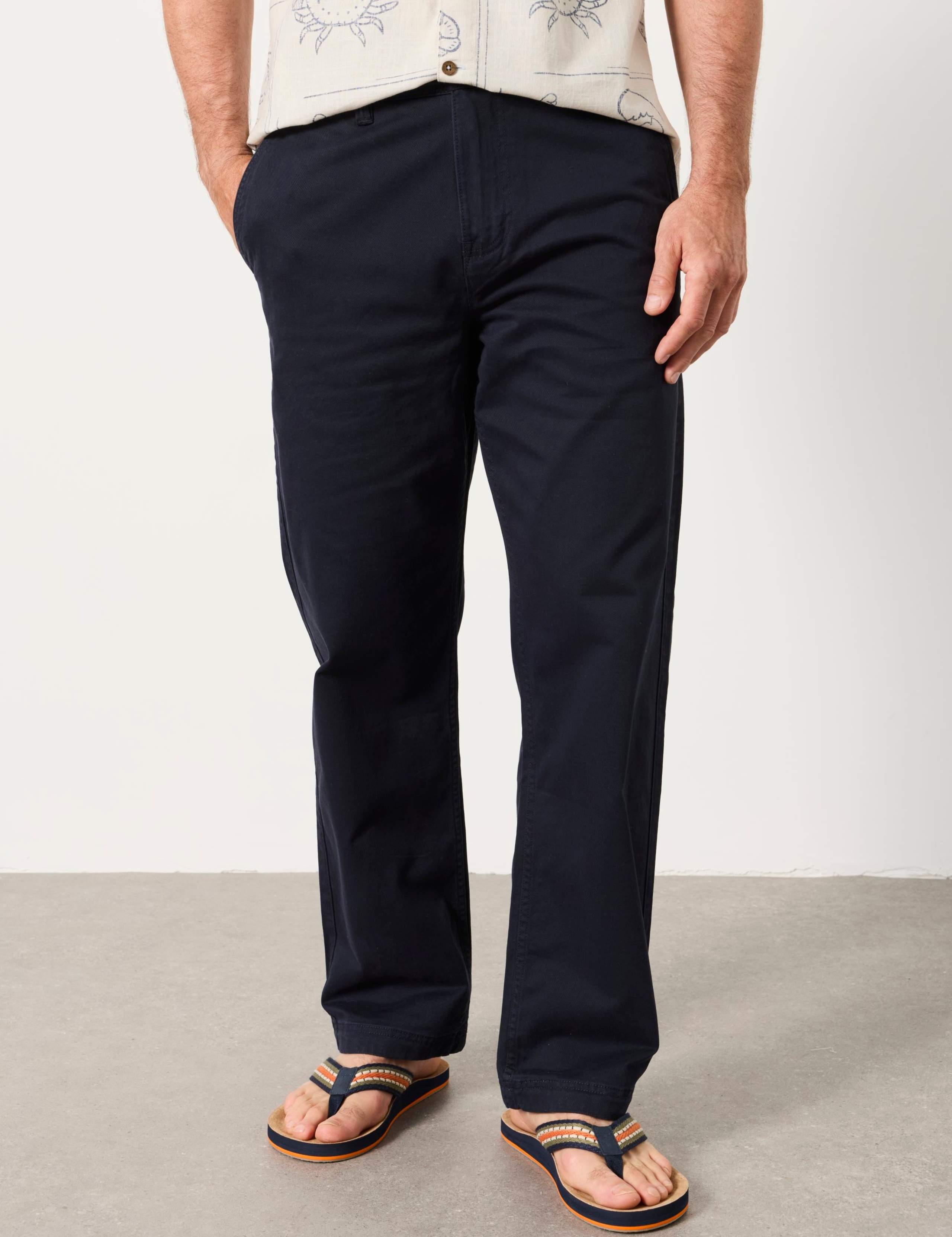 Relaxed Fit Cotton Rich Chinos