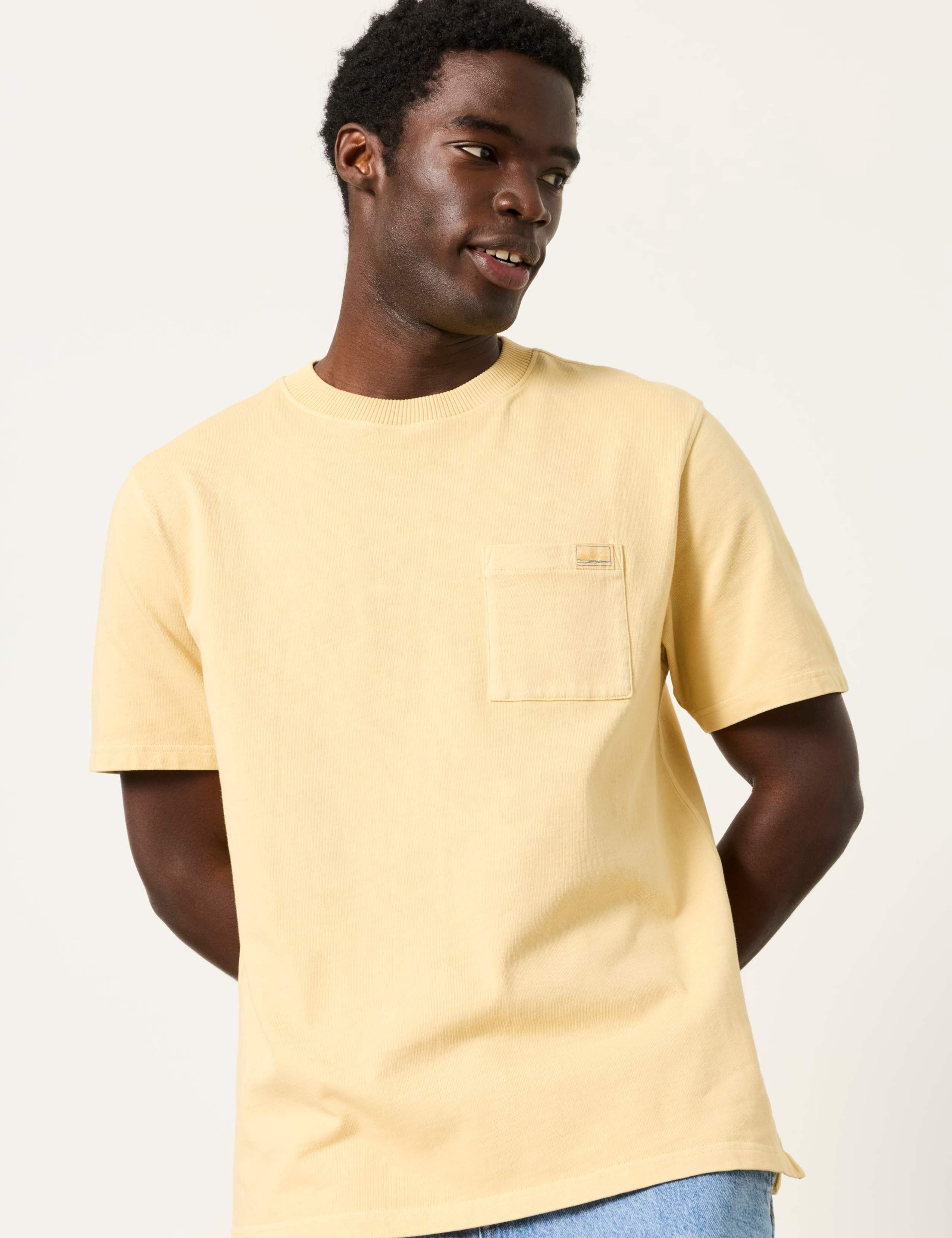 Pure Cotton Crew Neck T-Shirt