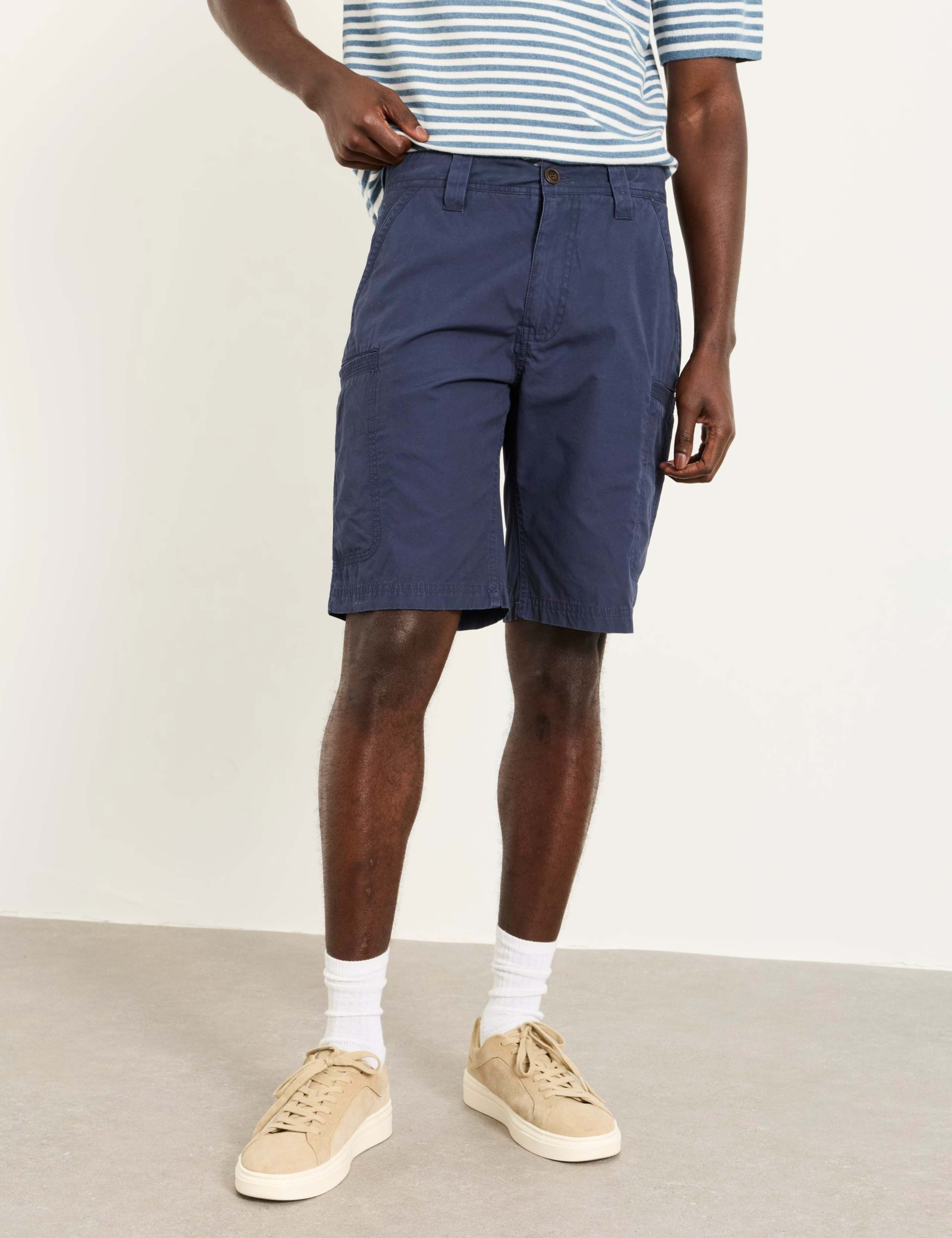Pure Cotton Lightweight Cargo Shorts