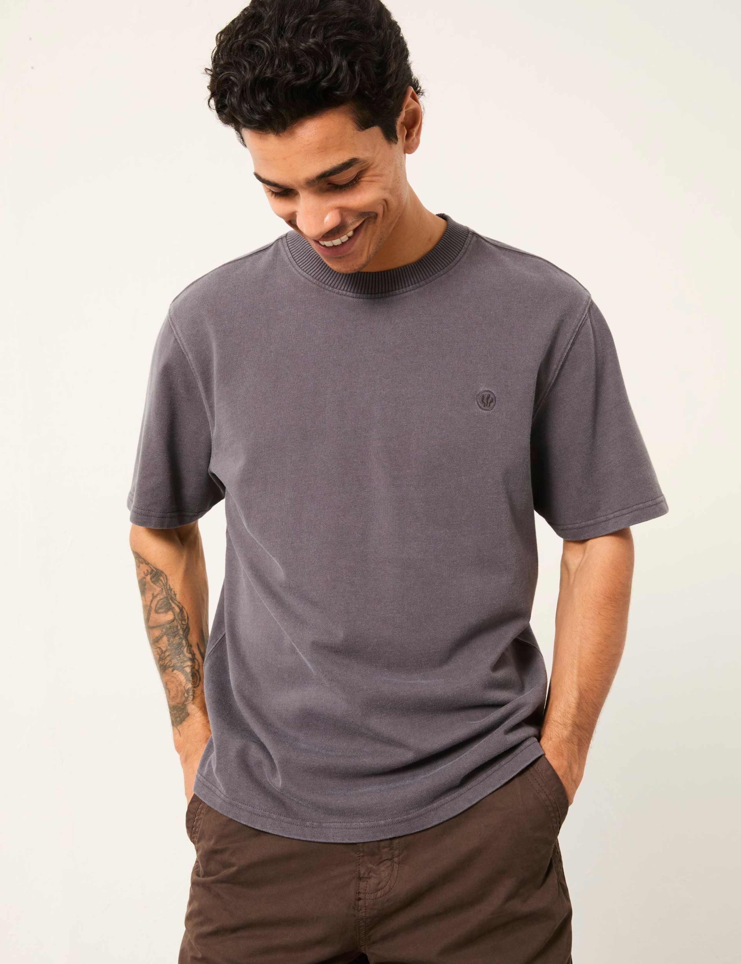 Cotton Rich Crew Neck T-Shirt