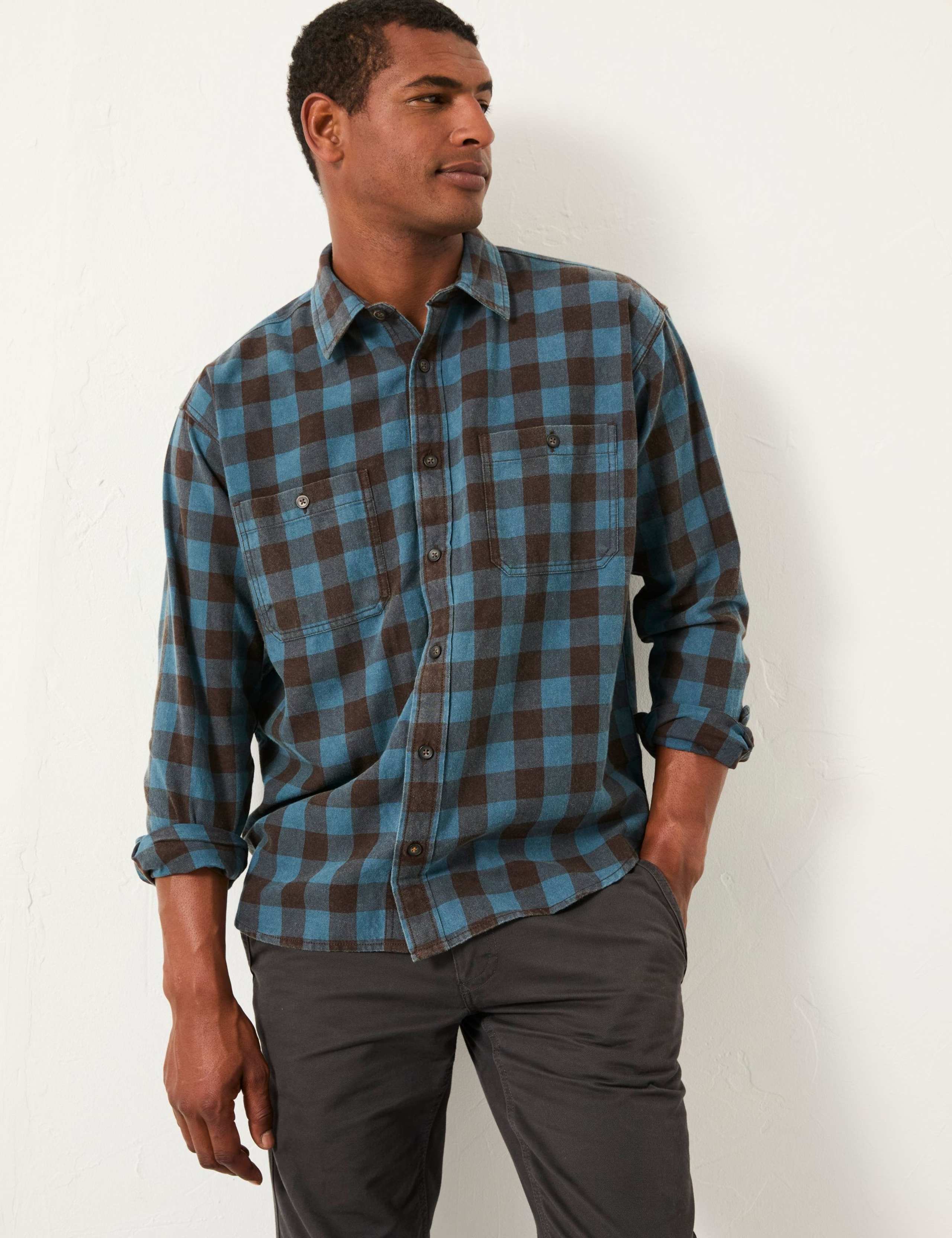 Regular Fit Pure Cotton Gingham Shirt