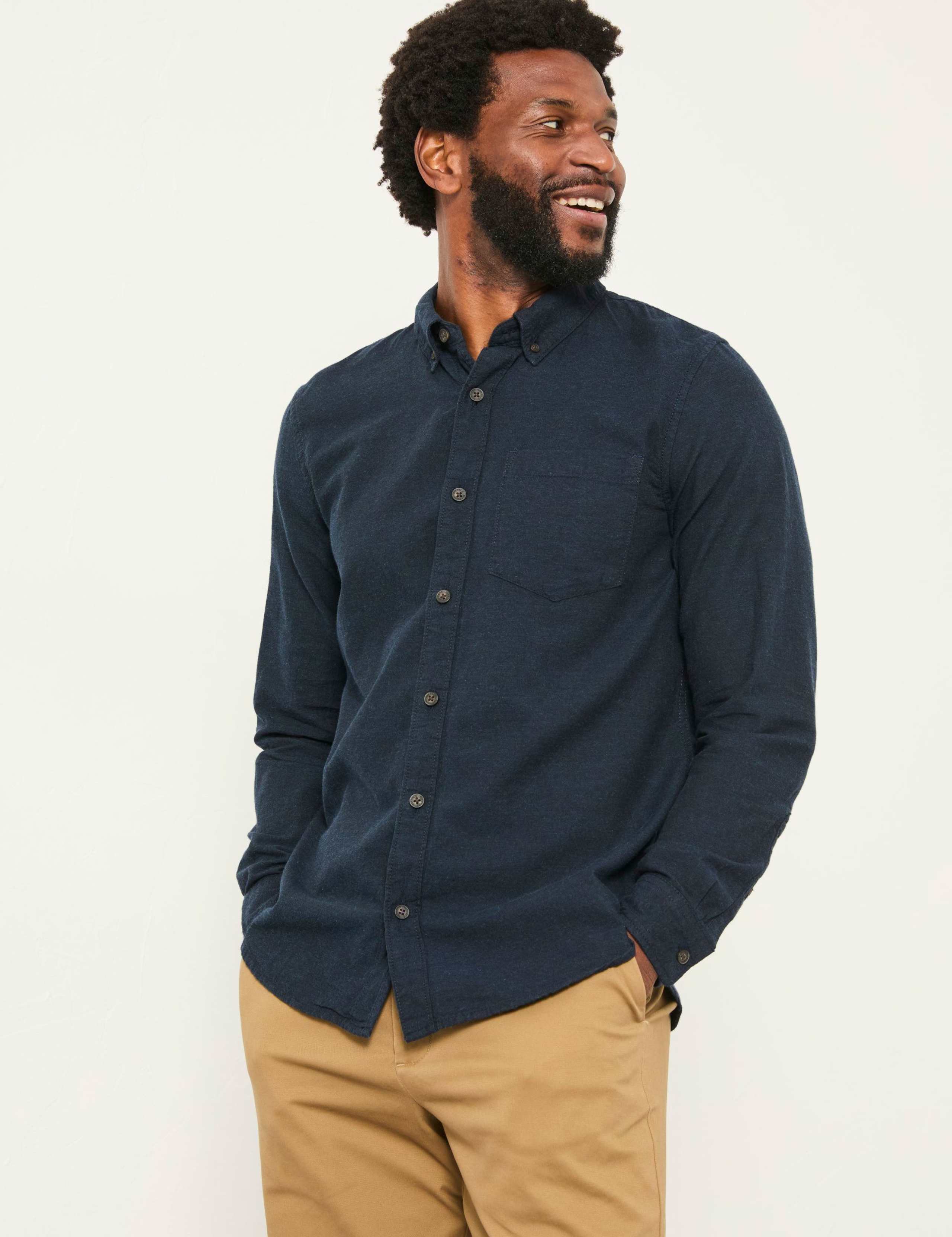 Regular Fit Pure Cotton Oxford Shirt