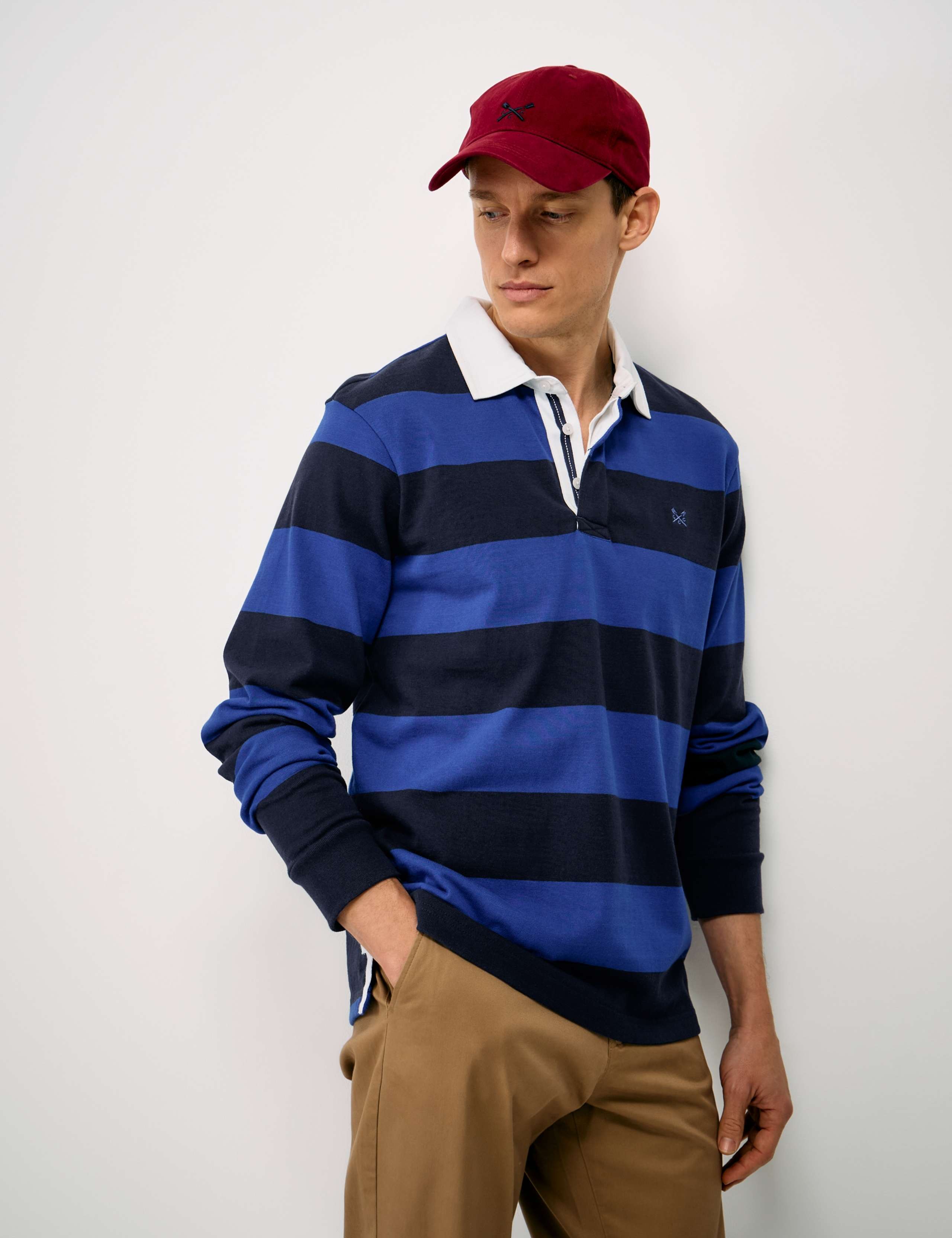Pure Cotton Heritage Stripe Rugby Shirt