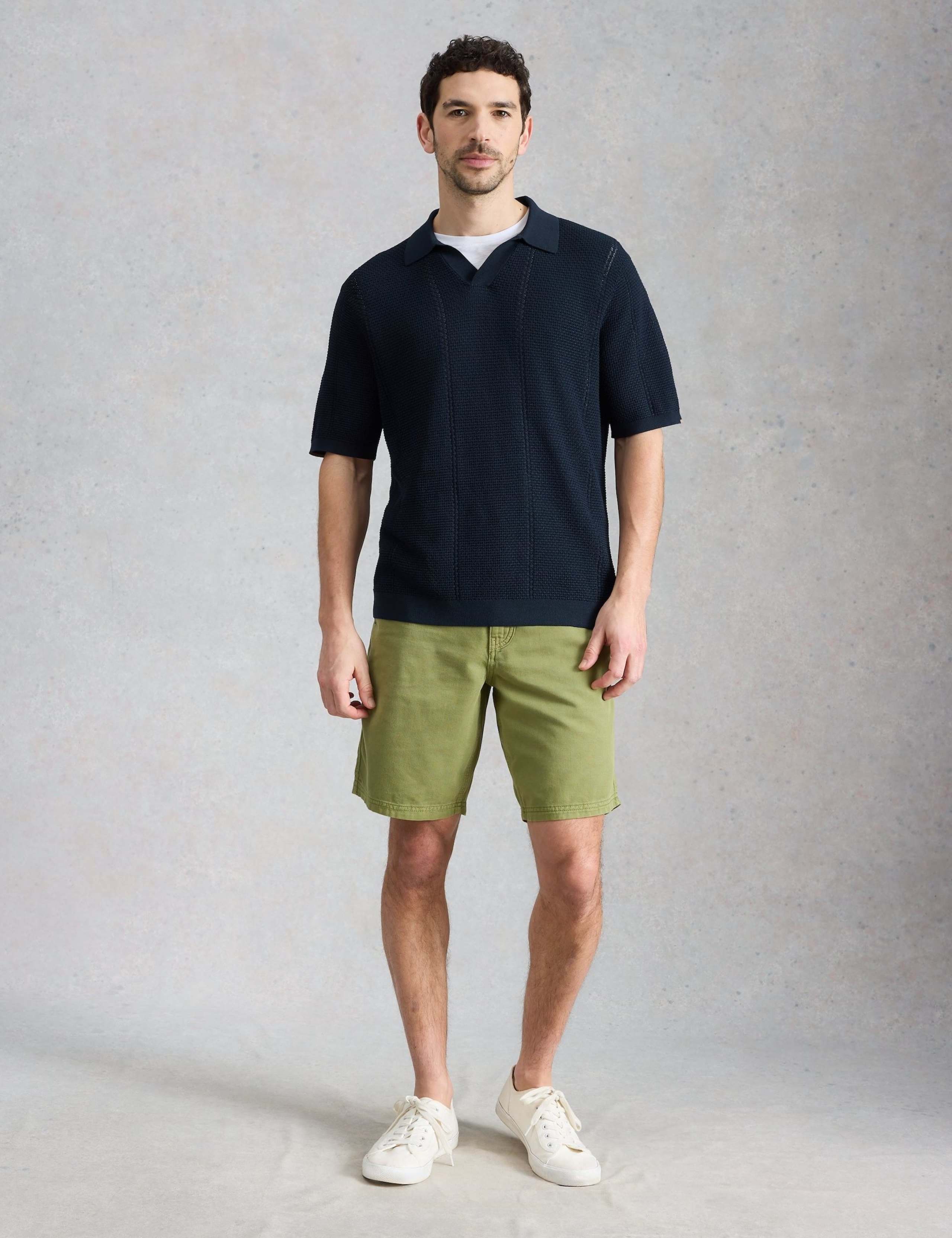 Cotton Rich Knitted Polo Shirt