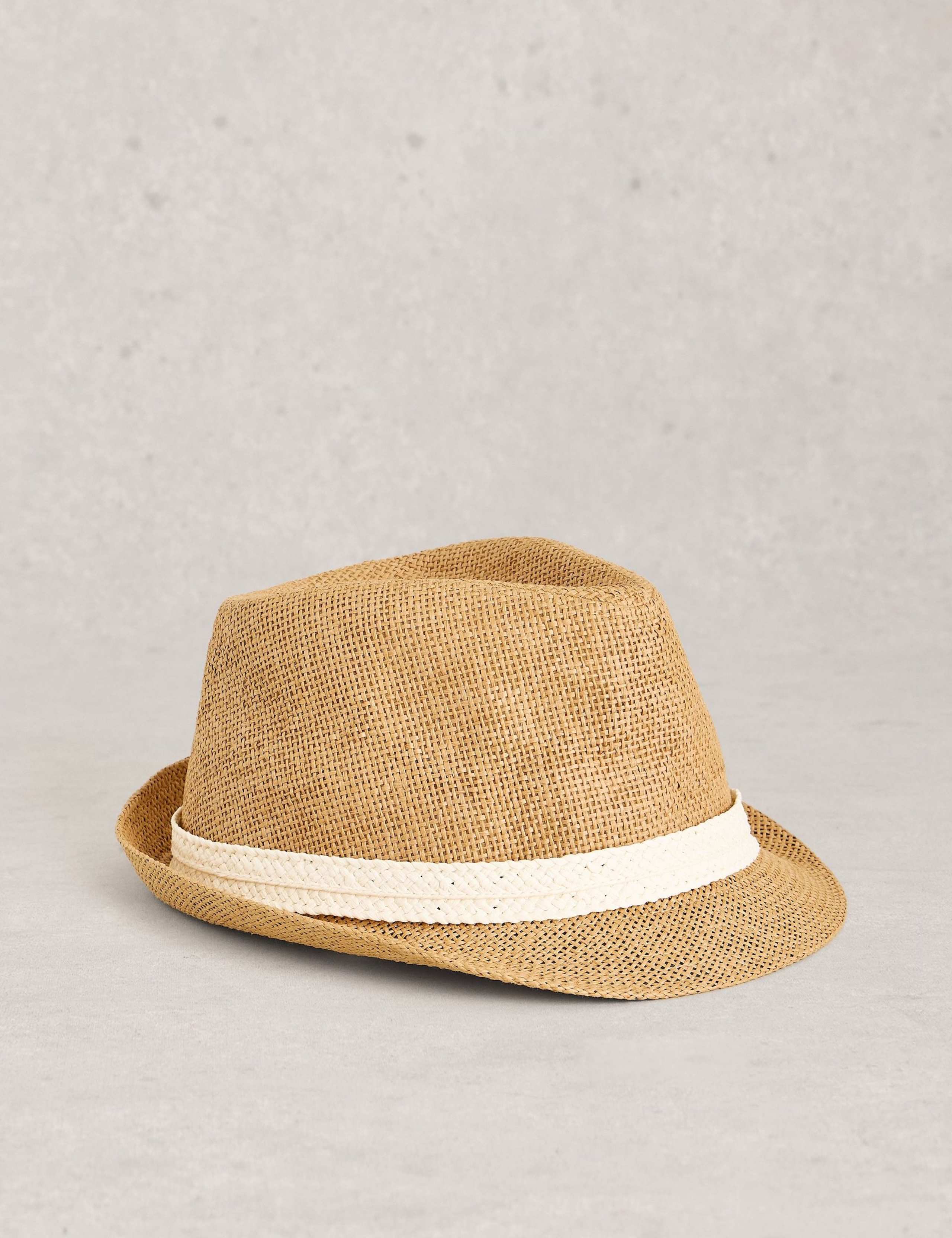 Straw Trilby Hat