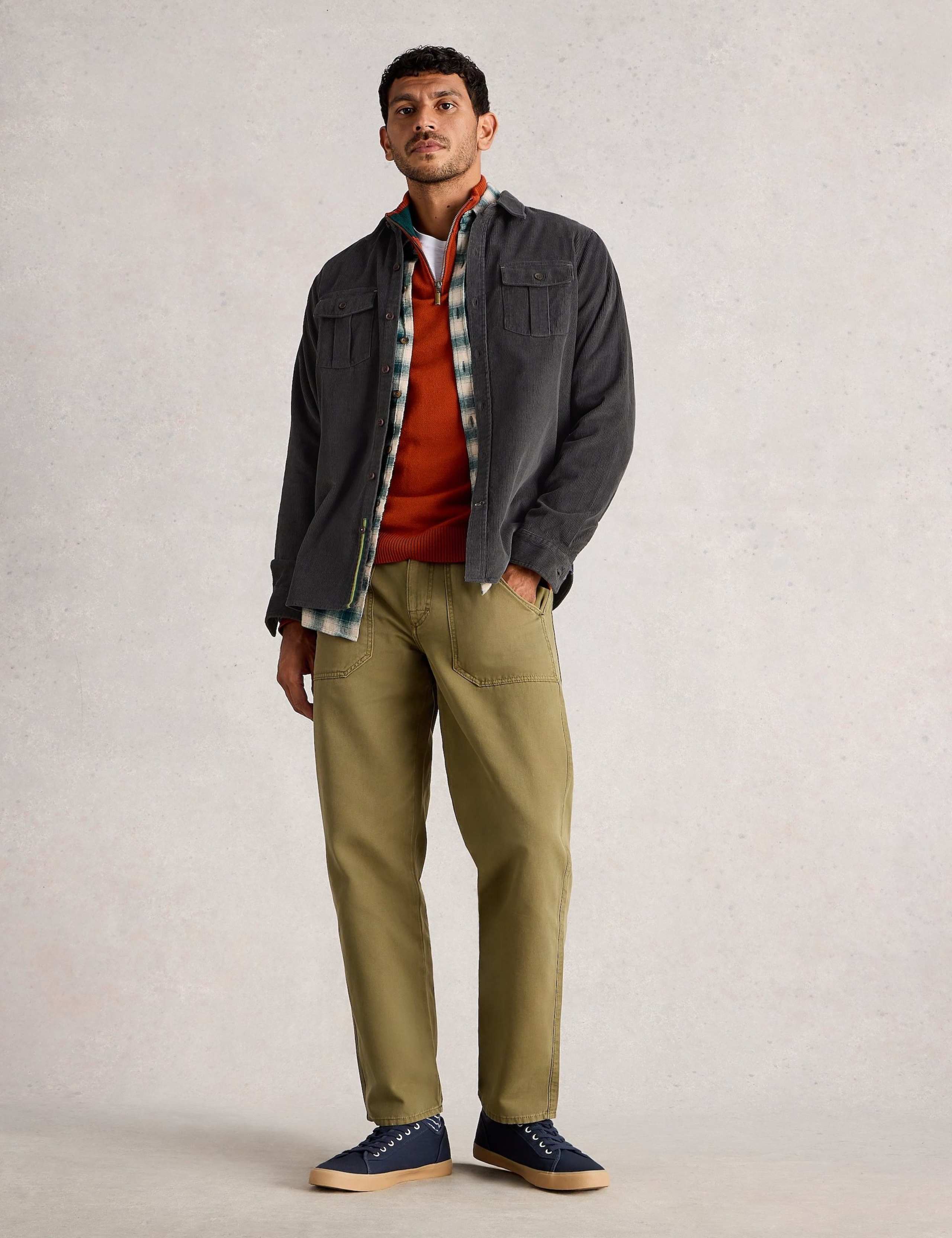 Pure Cotton Corduroy Shirt