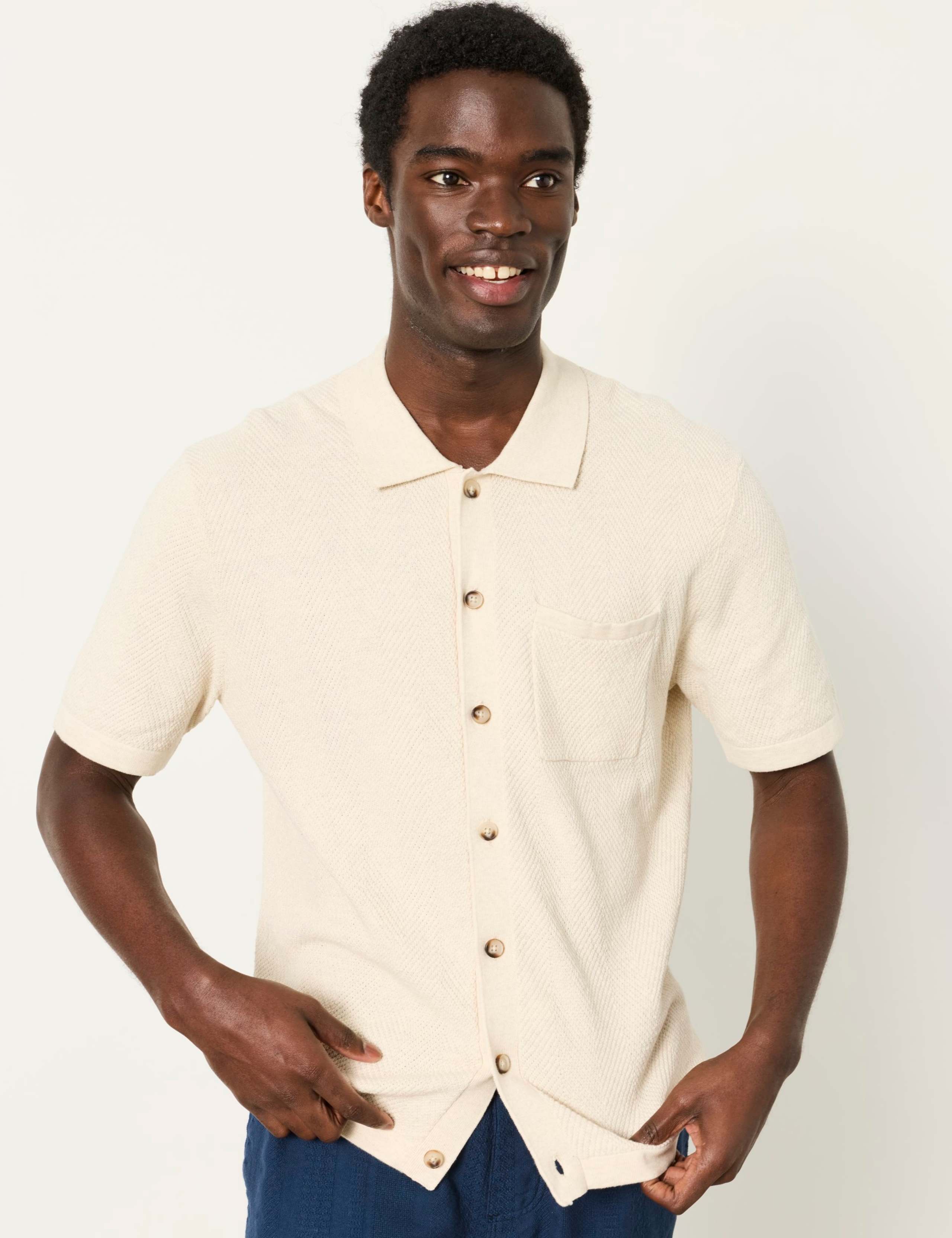 Regular Fit Pure Cotton Portloe Shirt