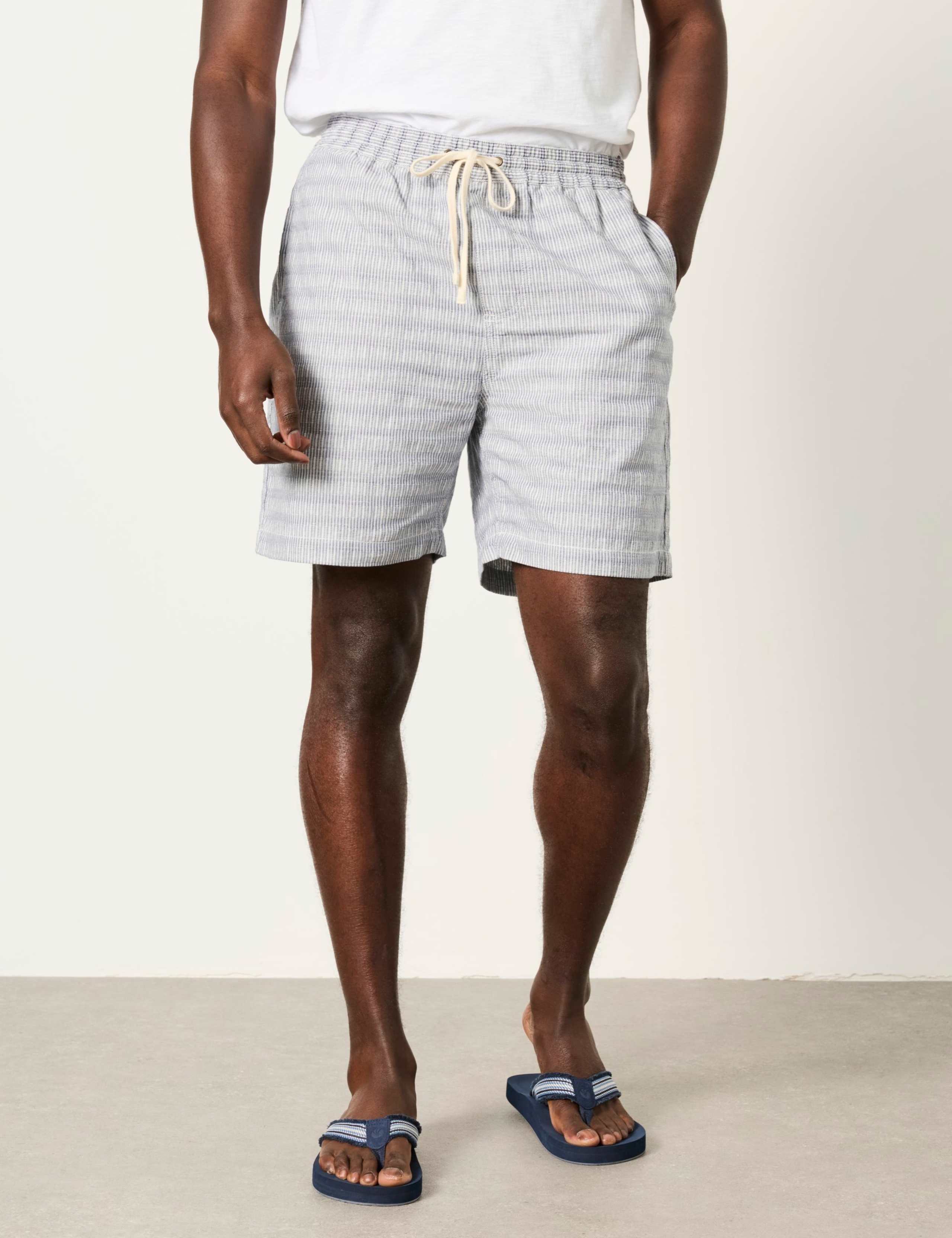 Pure Cotton Textured Shorts