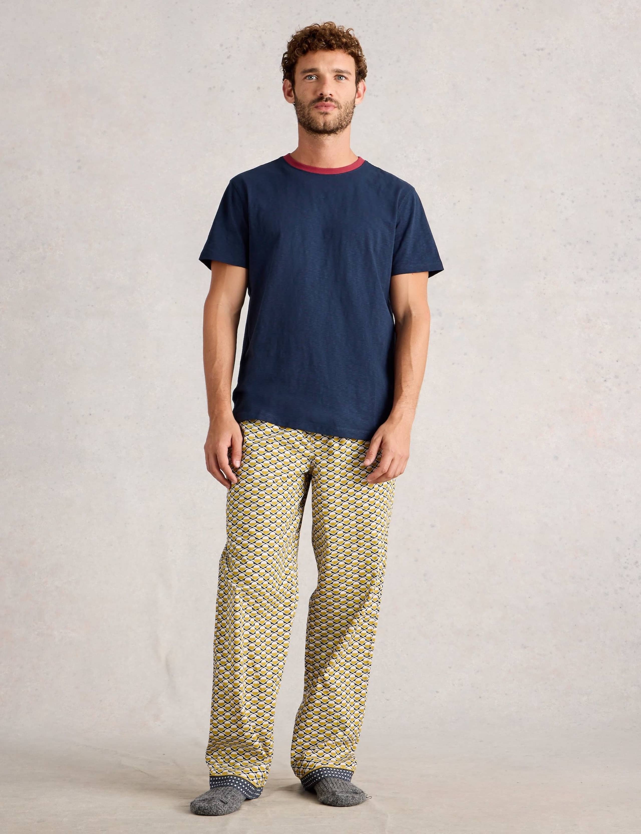 Pure Cotton Printed Pyjama Bottoms