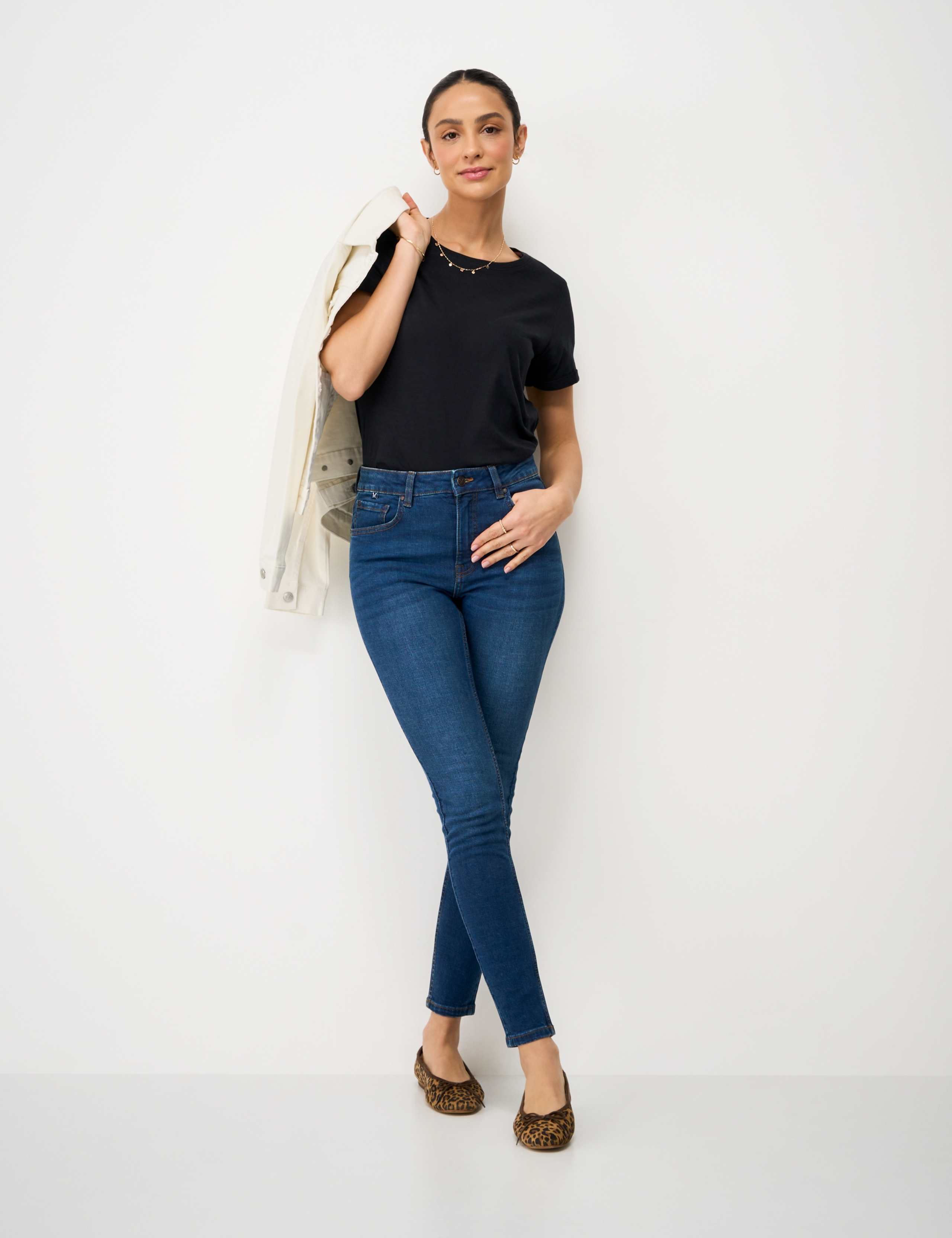 Pure Cotton Crew Neck T-Shirt
