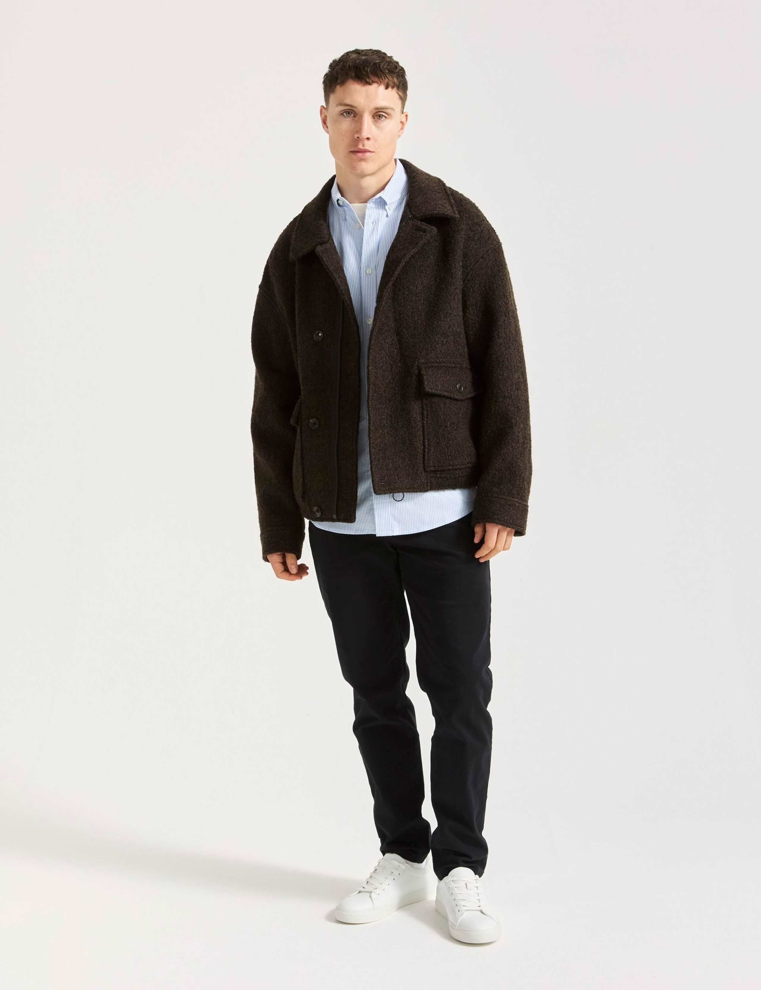 Wool Blend Chore Jacket