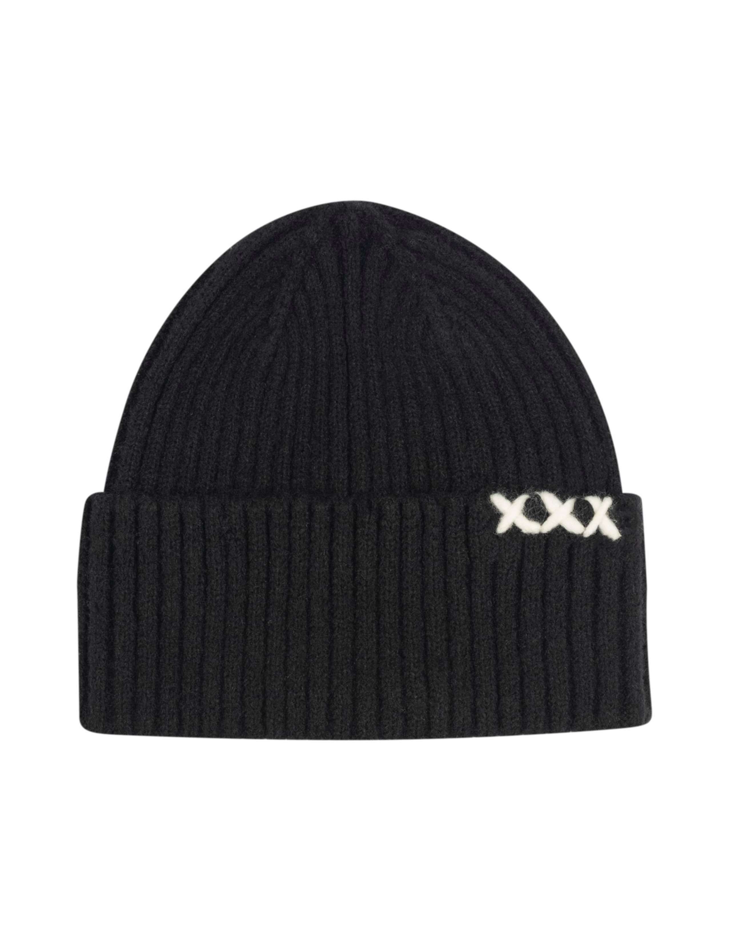 Ribbed Beanie Hat with Merino Wool