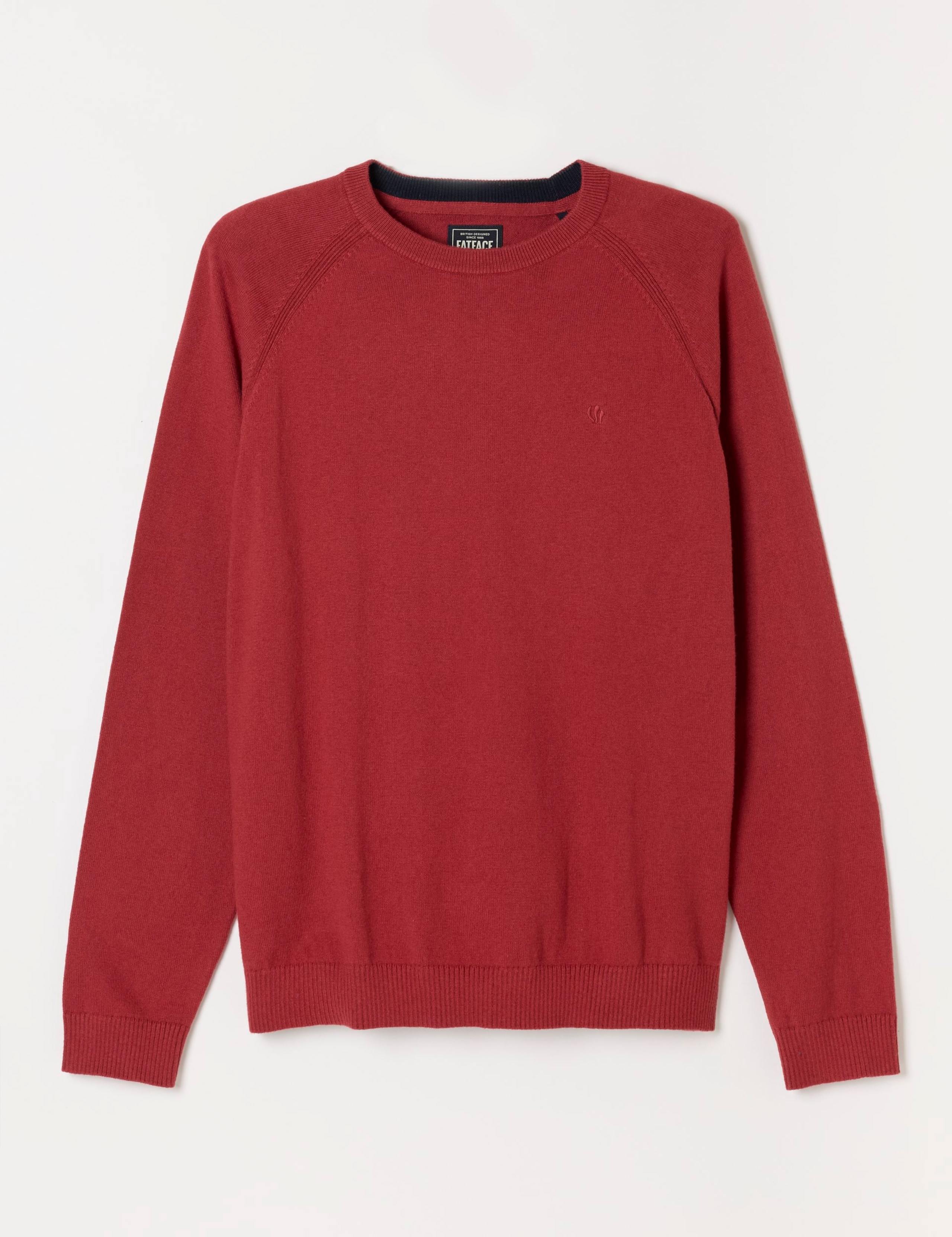 Cotton Rich Crew Neck Jumper with Cashmere