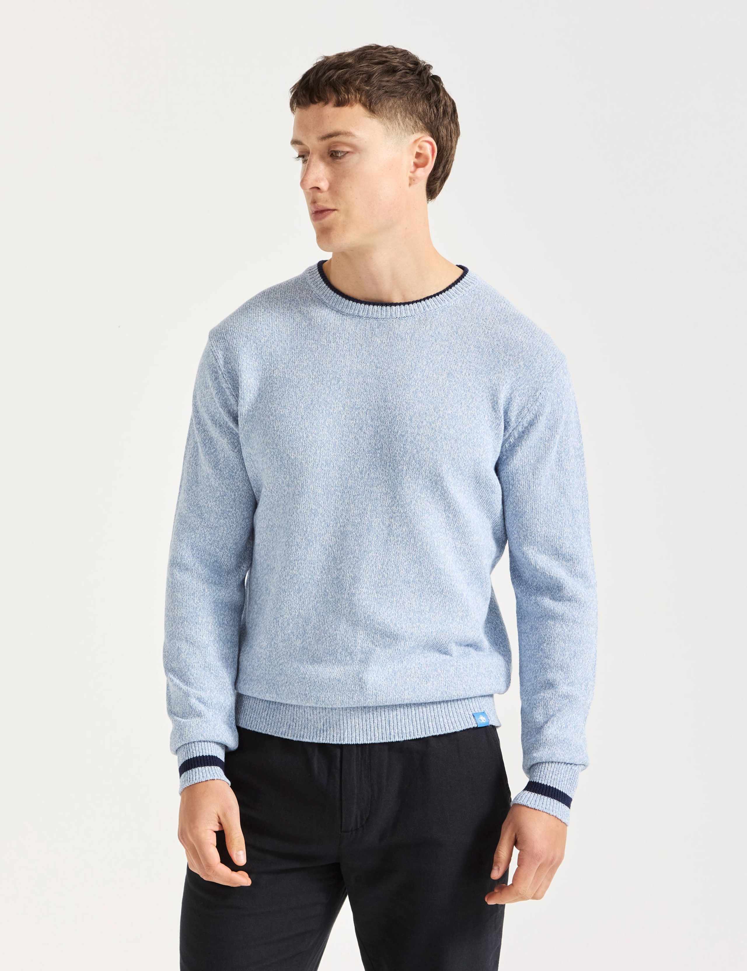 Pure Cotton Crew Neck Jumper