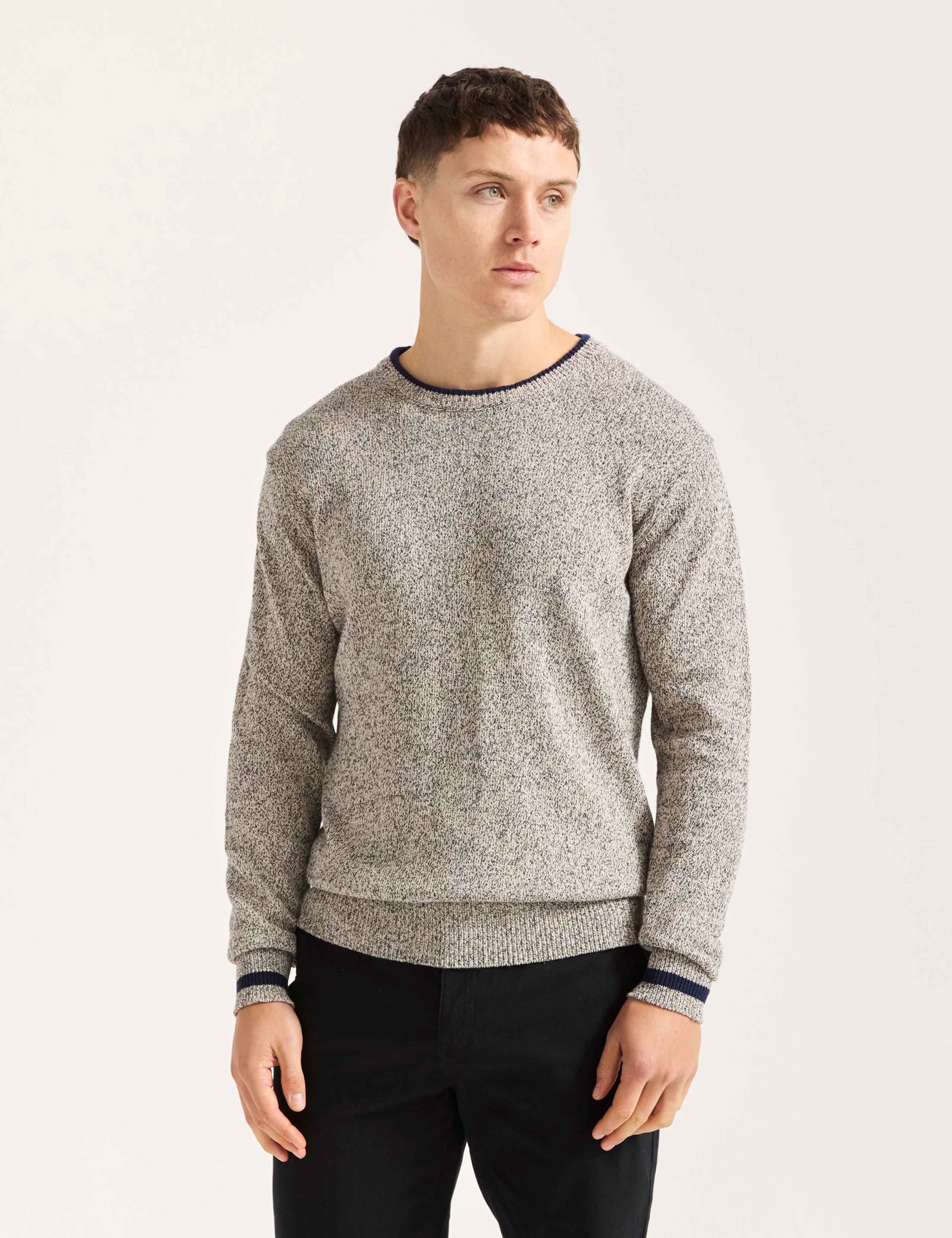 Pure Cotton Crew Neck Jumper