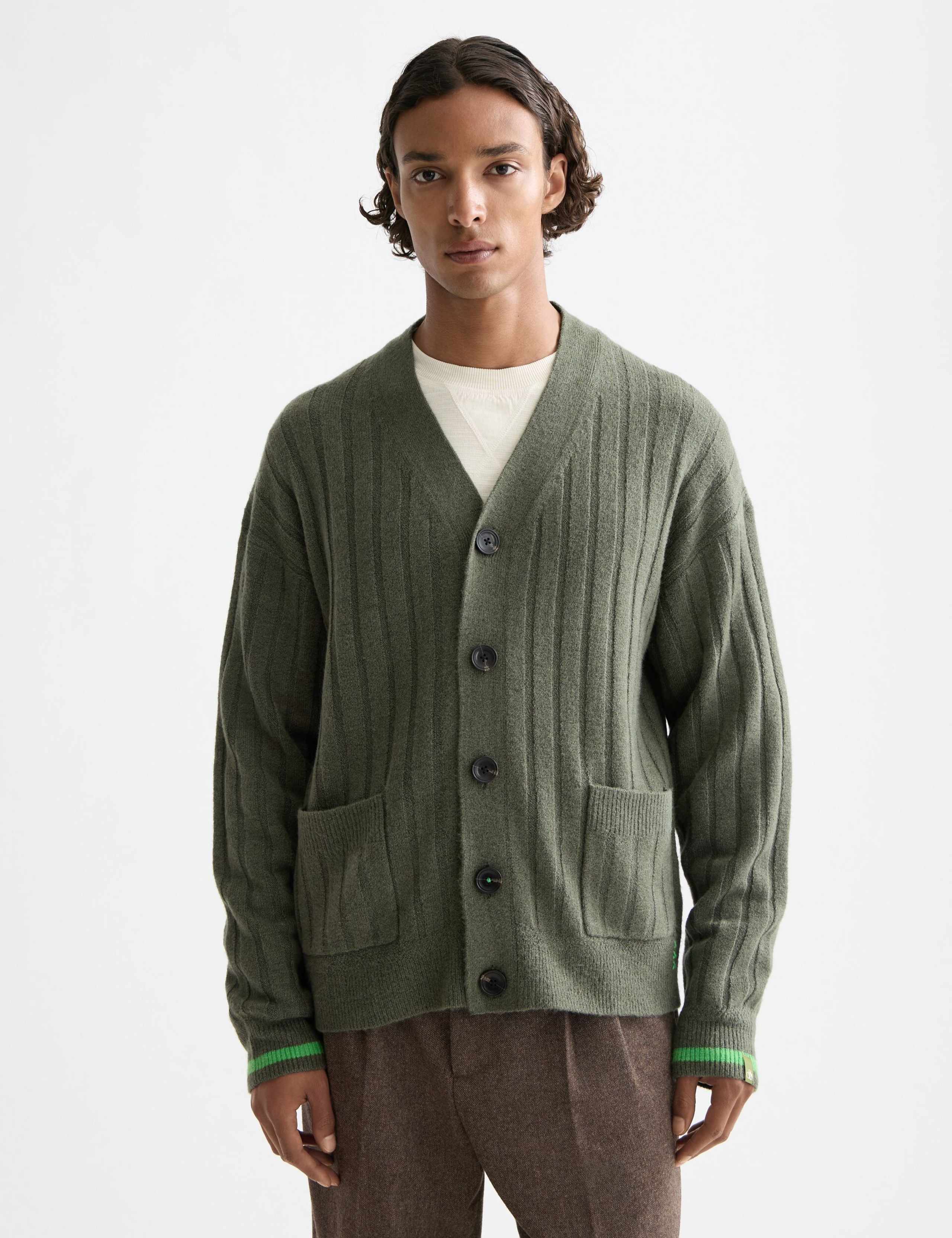 Ribbed Cardigan