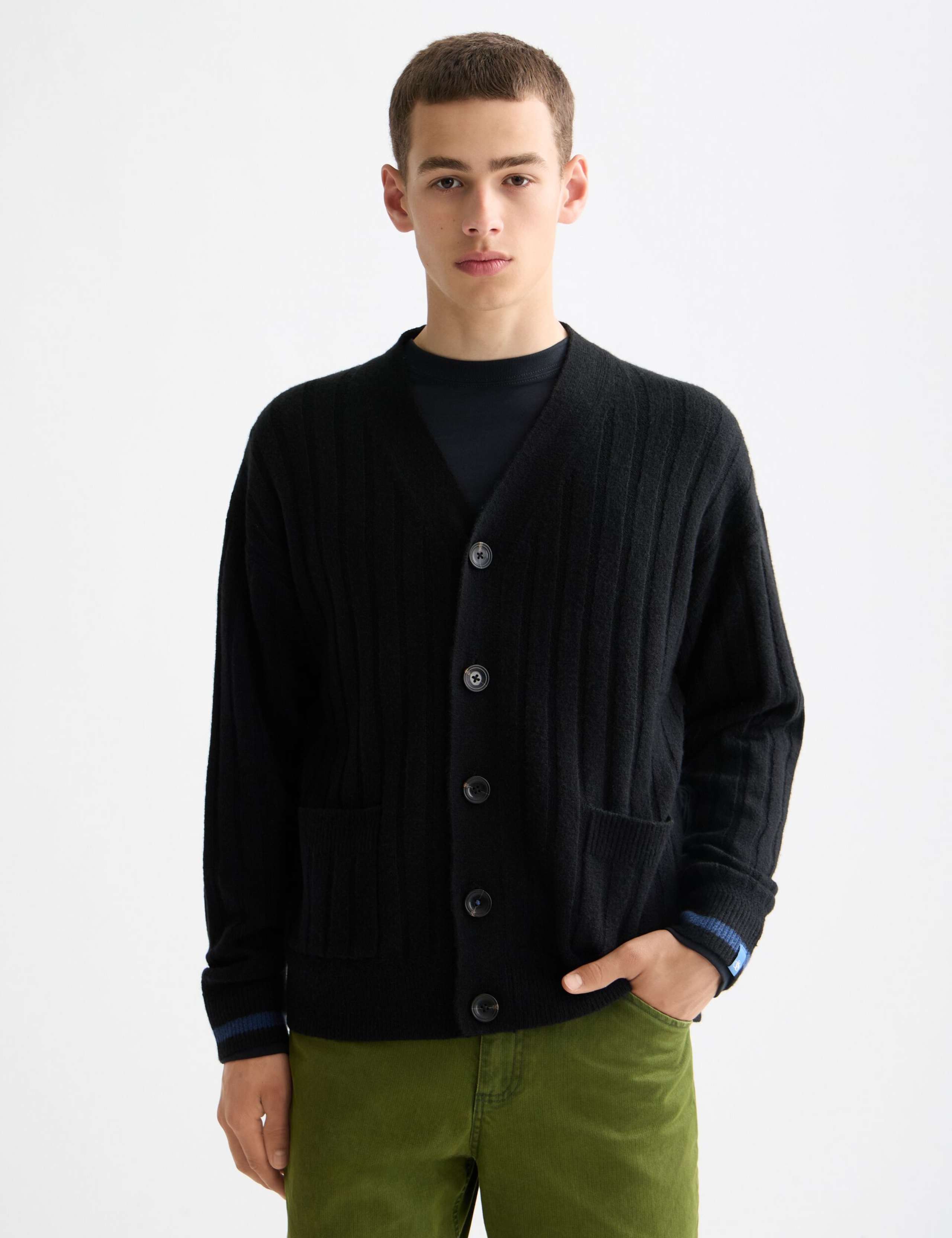 Ribbed Cardigan