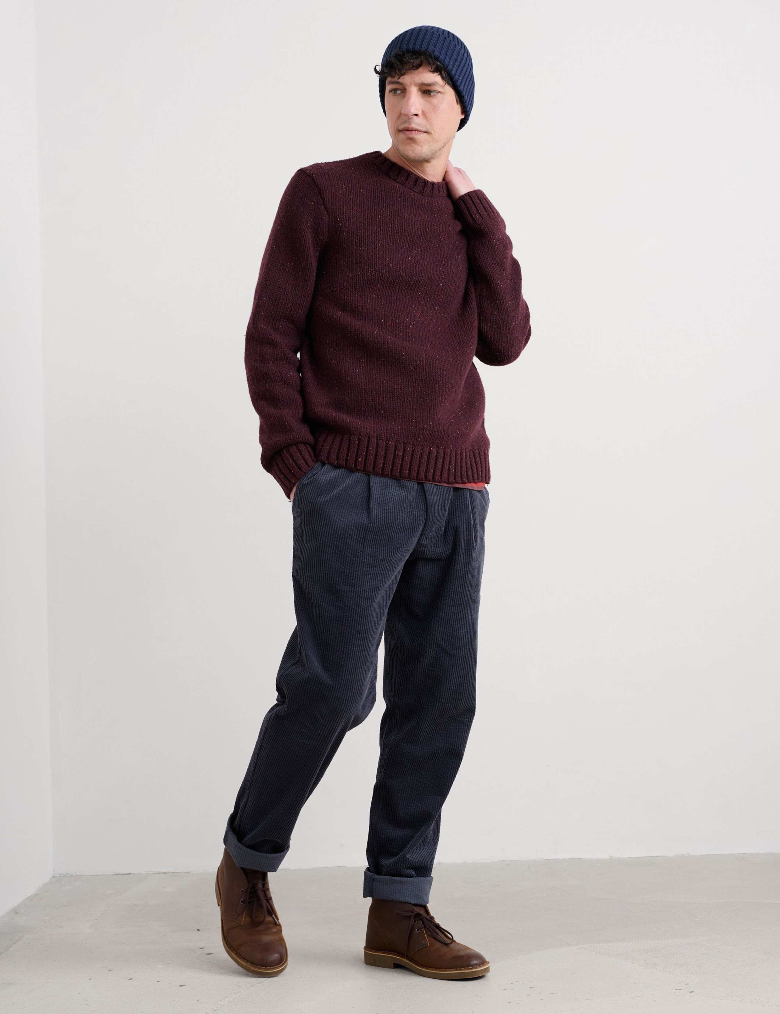 Lambswool Rich Crew Neck Jumper