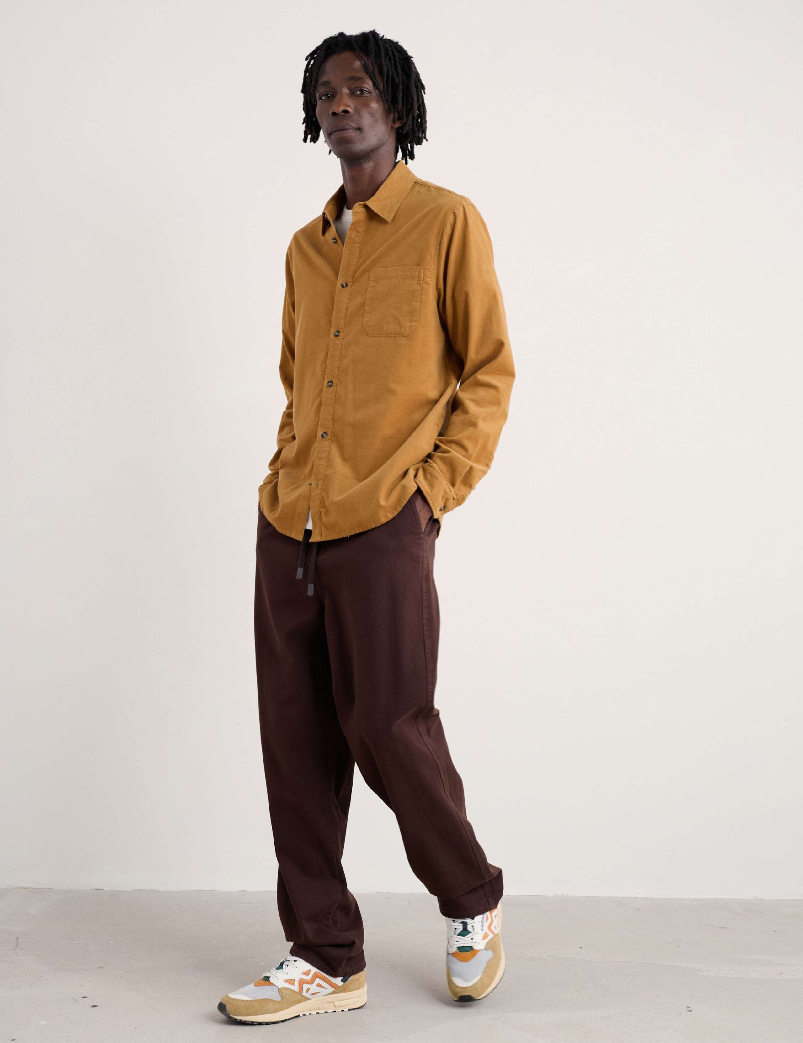 Regular Fit Corduroy Shirt