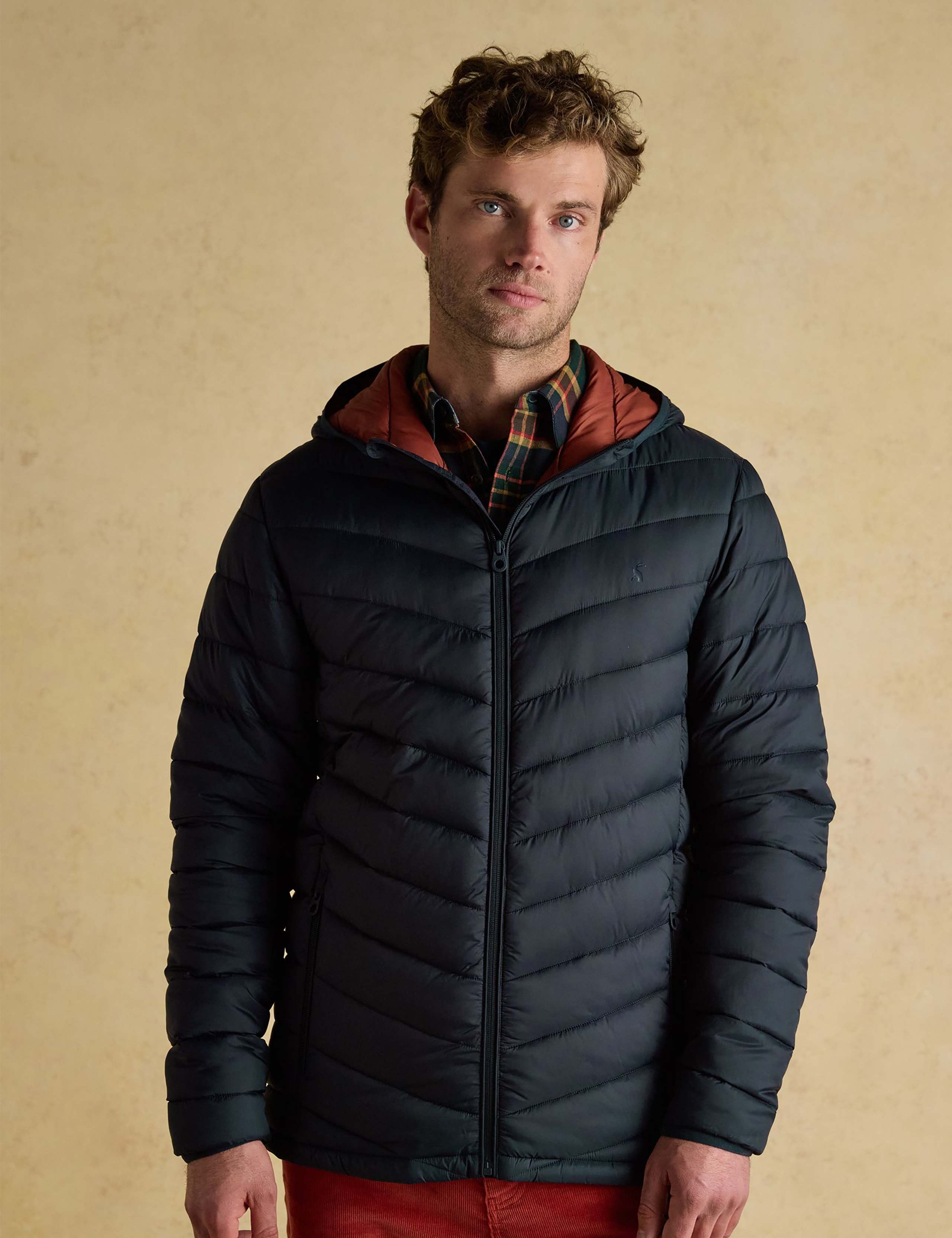Padded Quilted Hooded Puffer Jacket