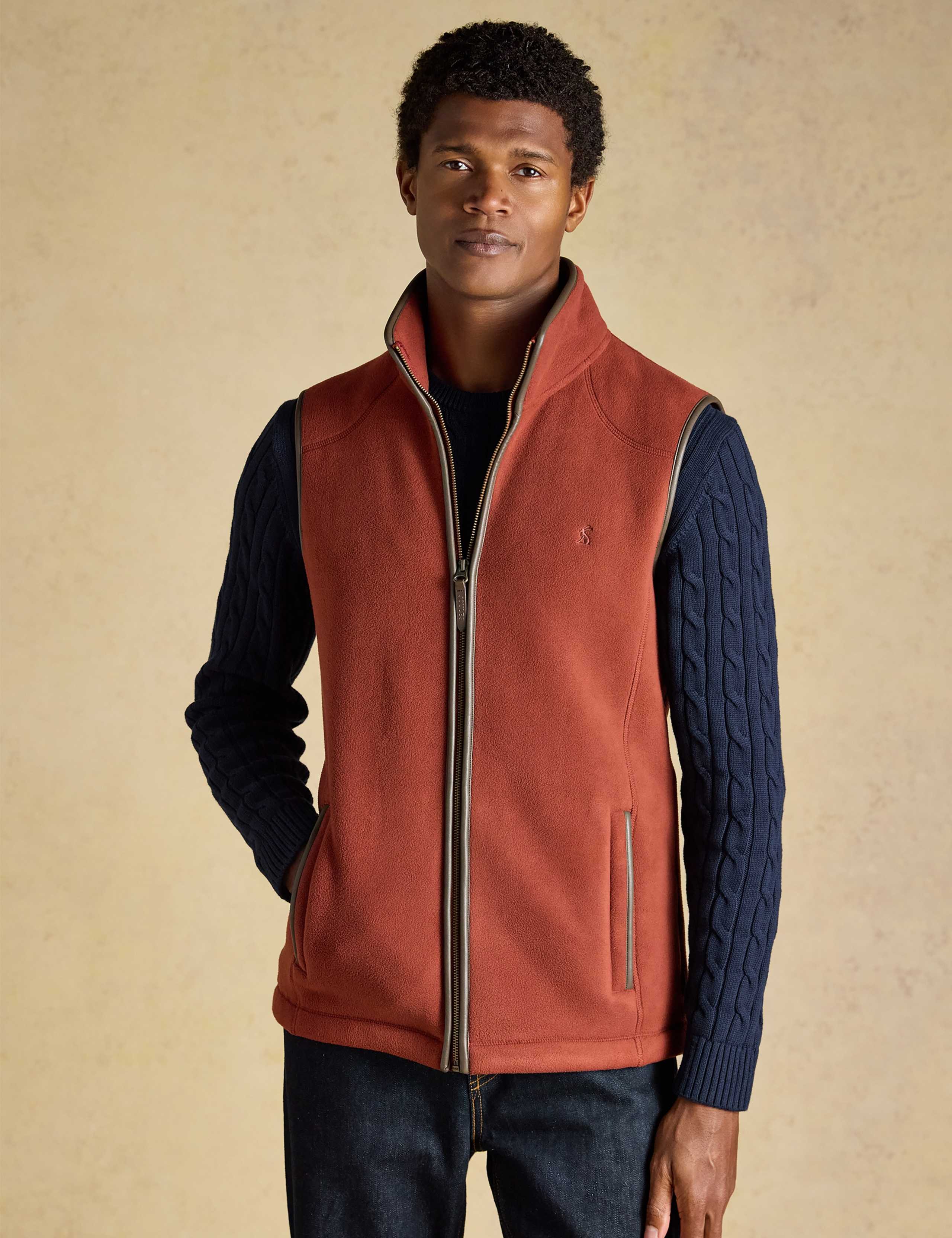 Fleece Funnel Neck Gilet