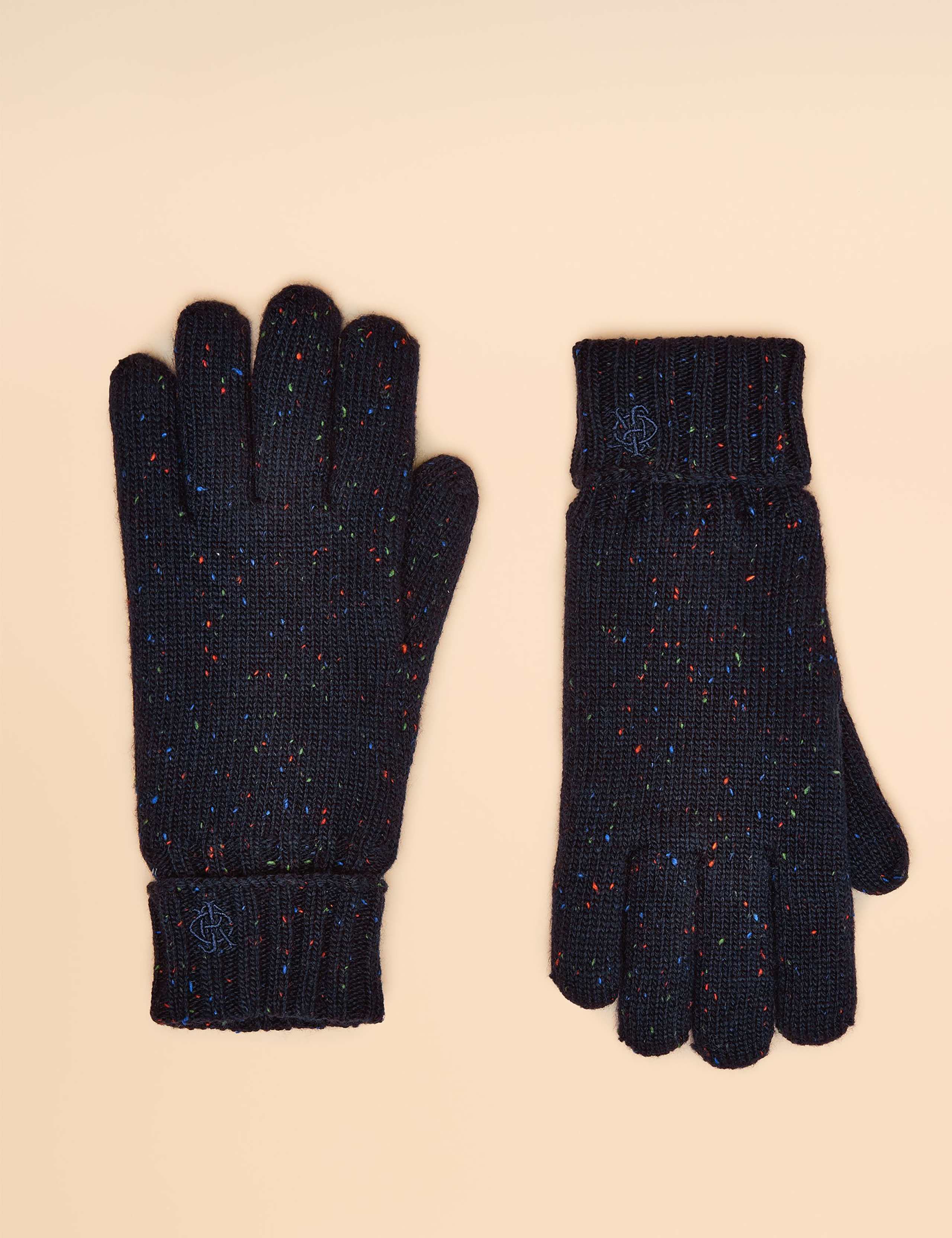 Knitted Gloves with Wool