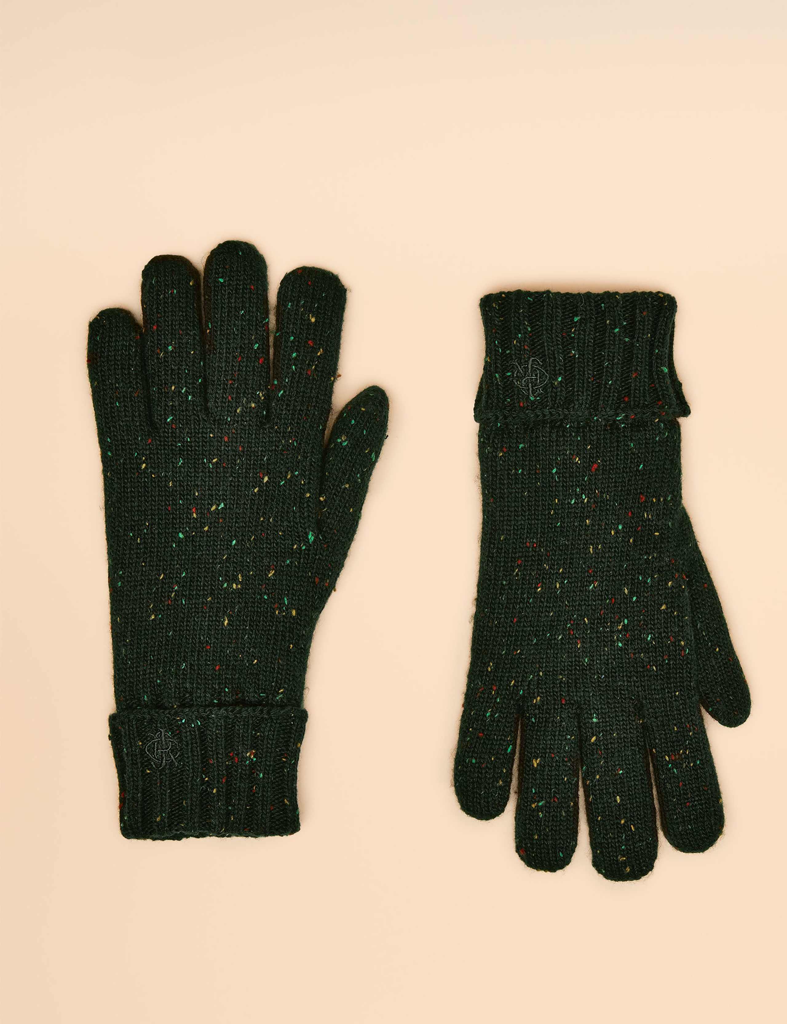 Knitted Gloves with Wool