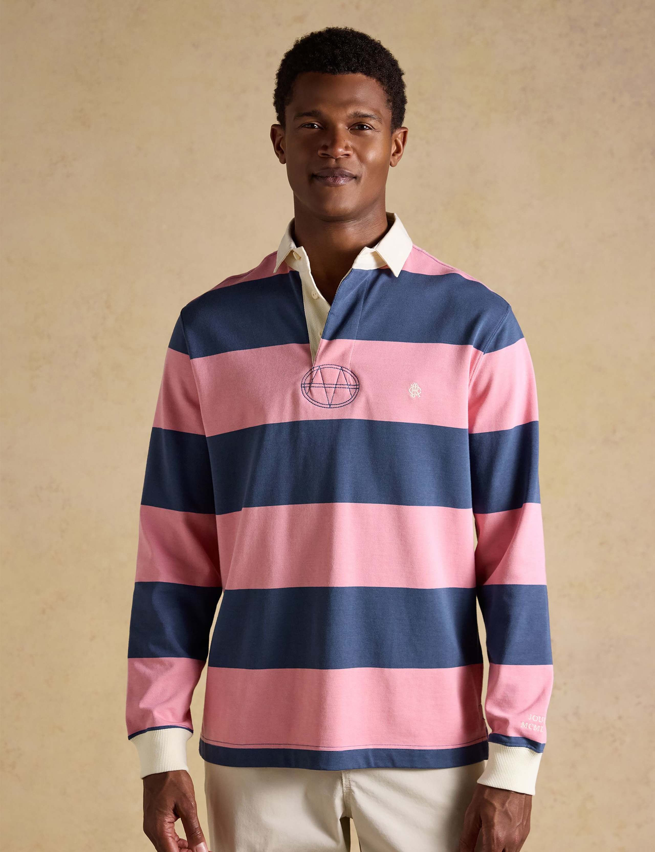 Pure Cotton Striped Rugby Shirt