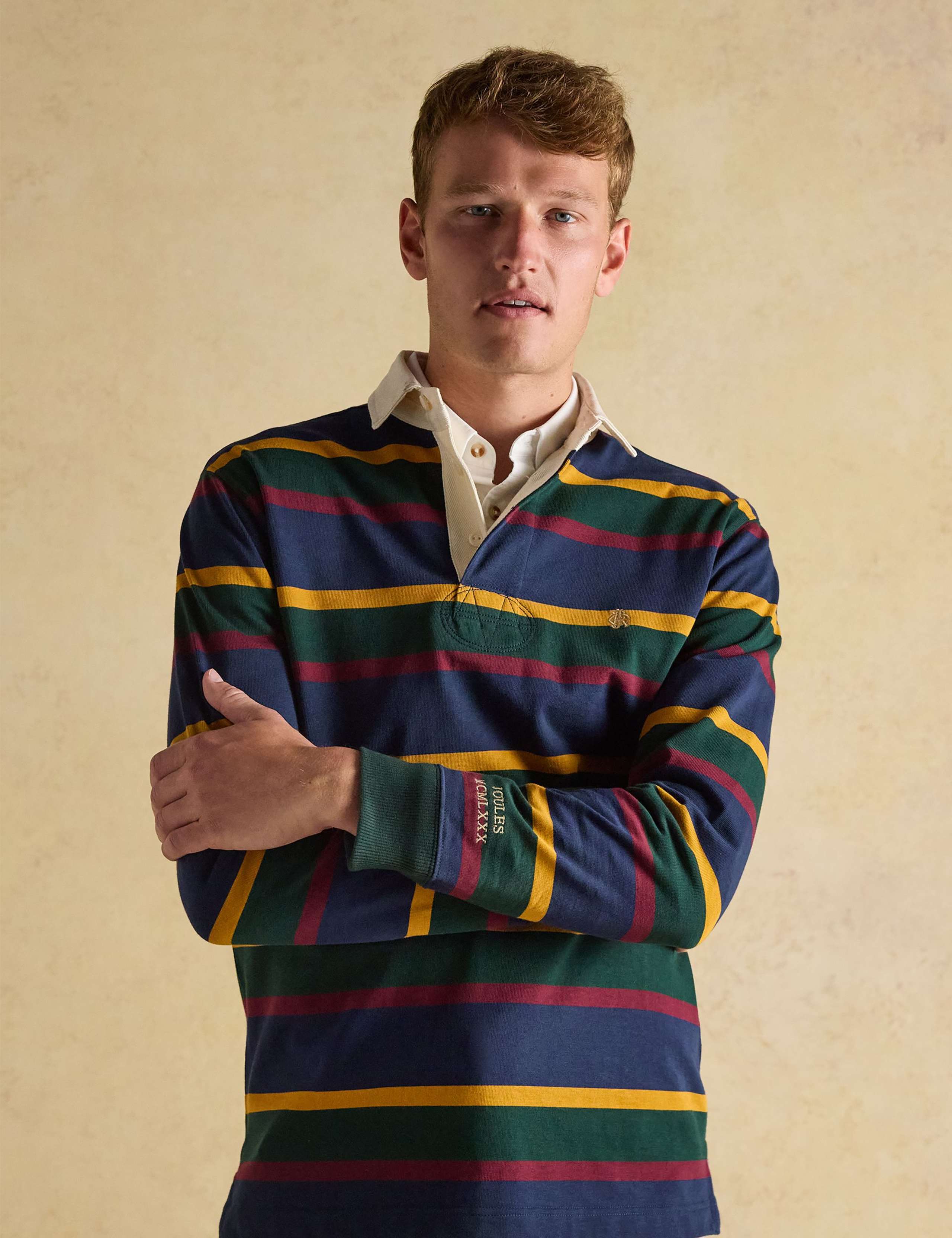 Pure Cotton Striped Rugby Shirt