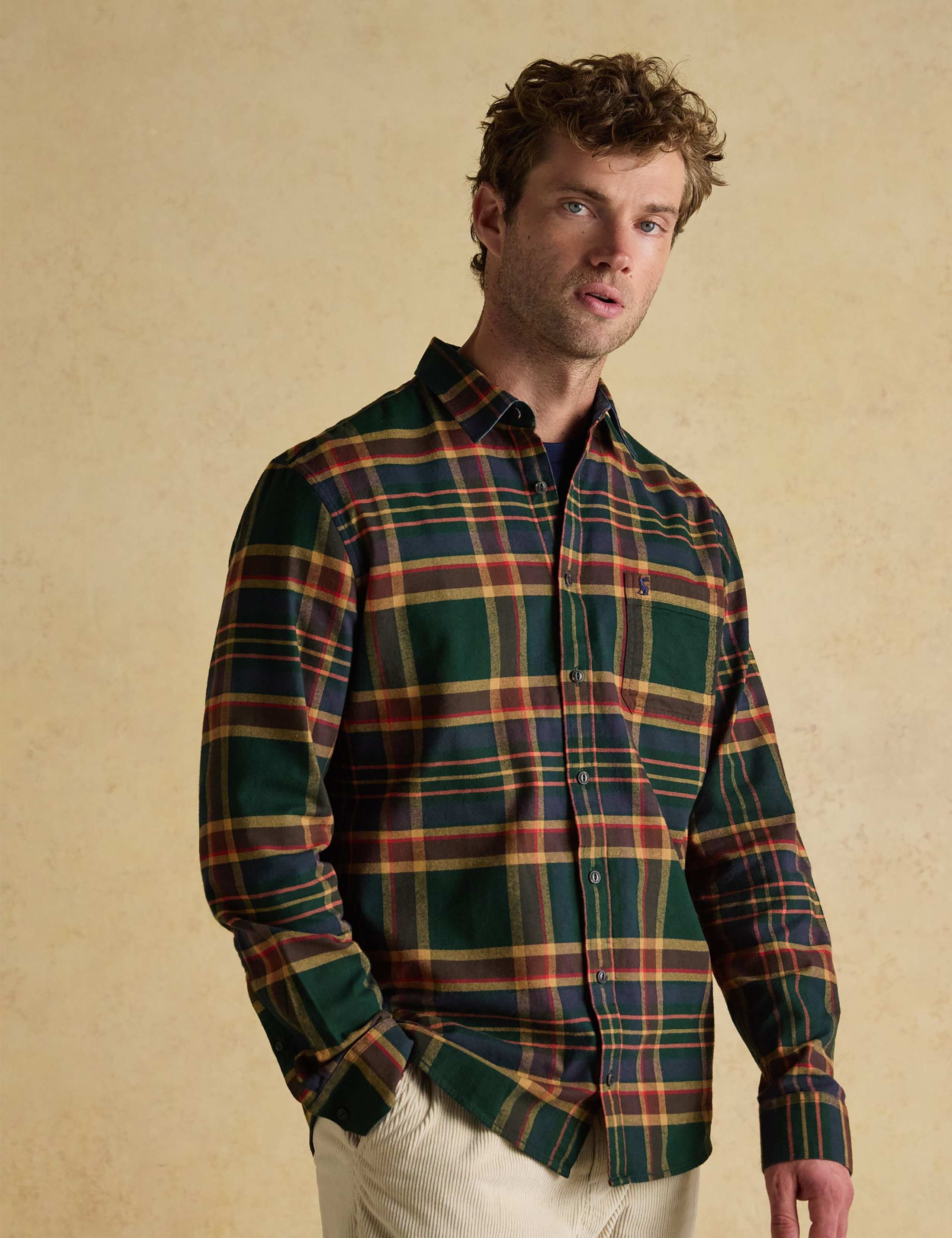 Pure Cotton Checked Flannel Shirt
