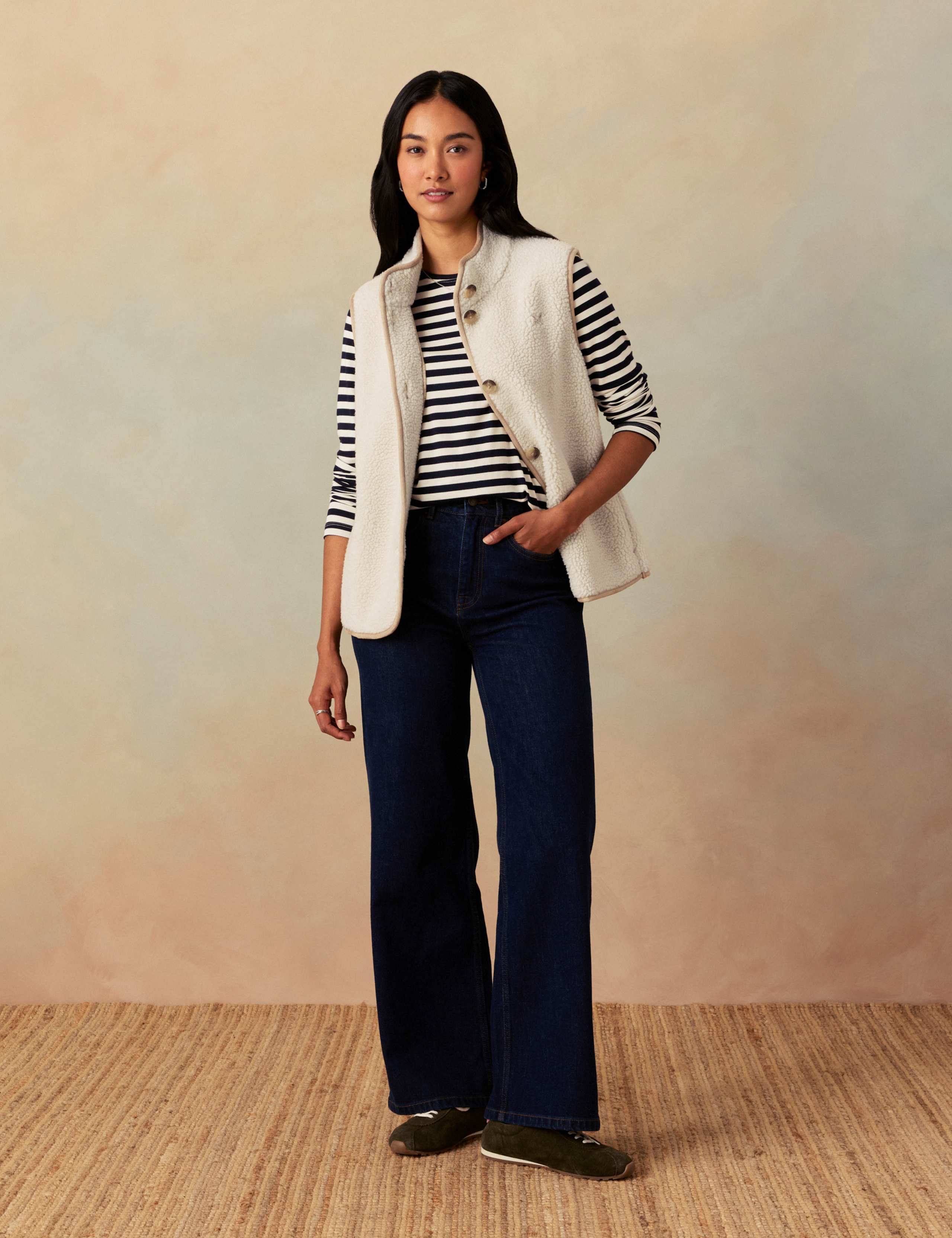 High Waisted Wide Leg Jeans