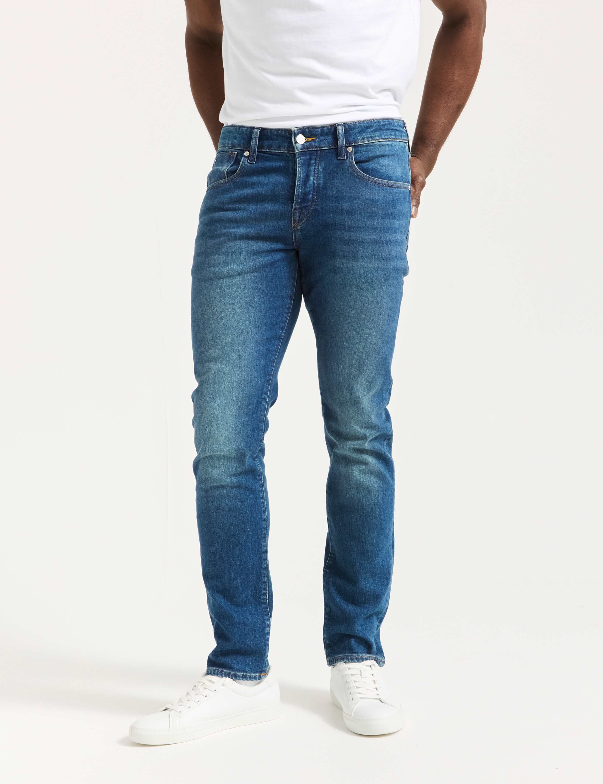 Slim Fit 5 Pocket Jeans