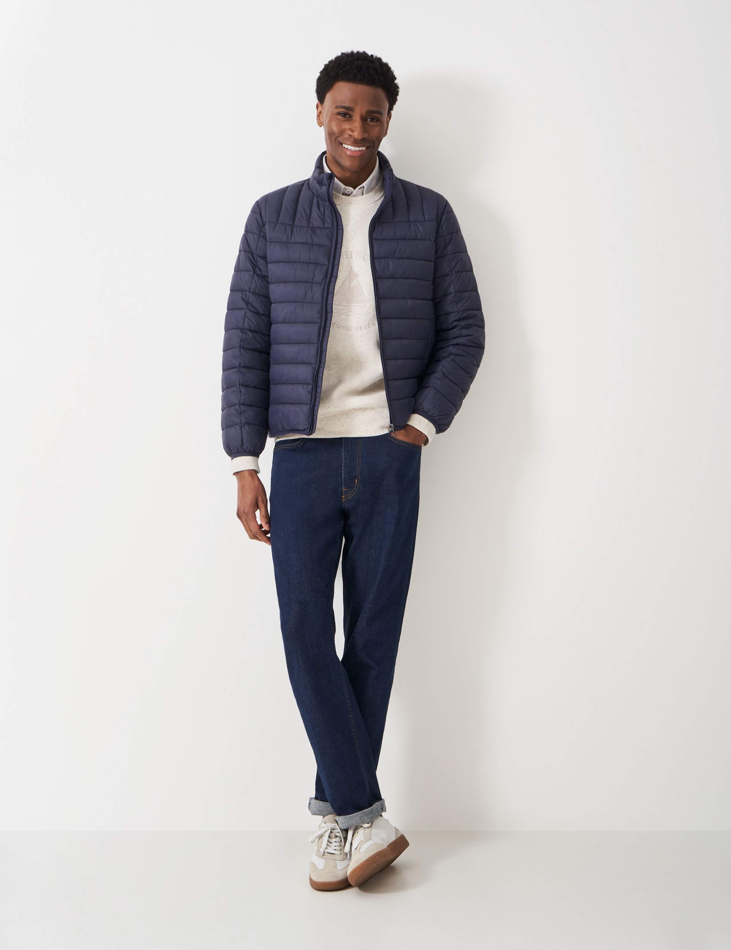 Padded Funnel Neck Puffer Jacket