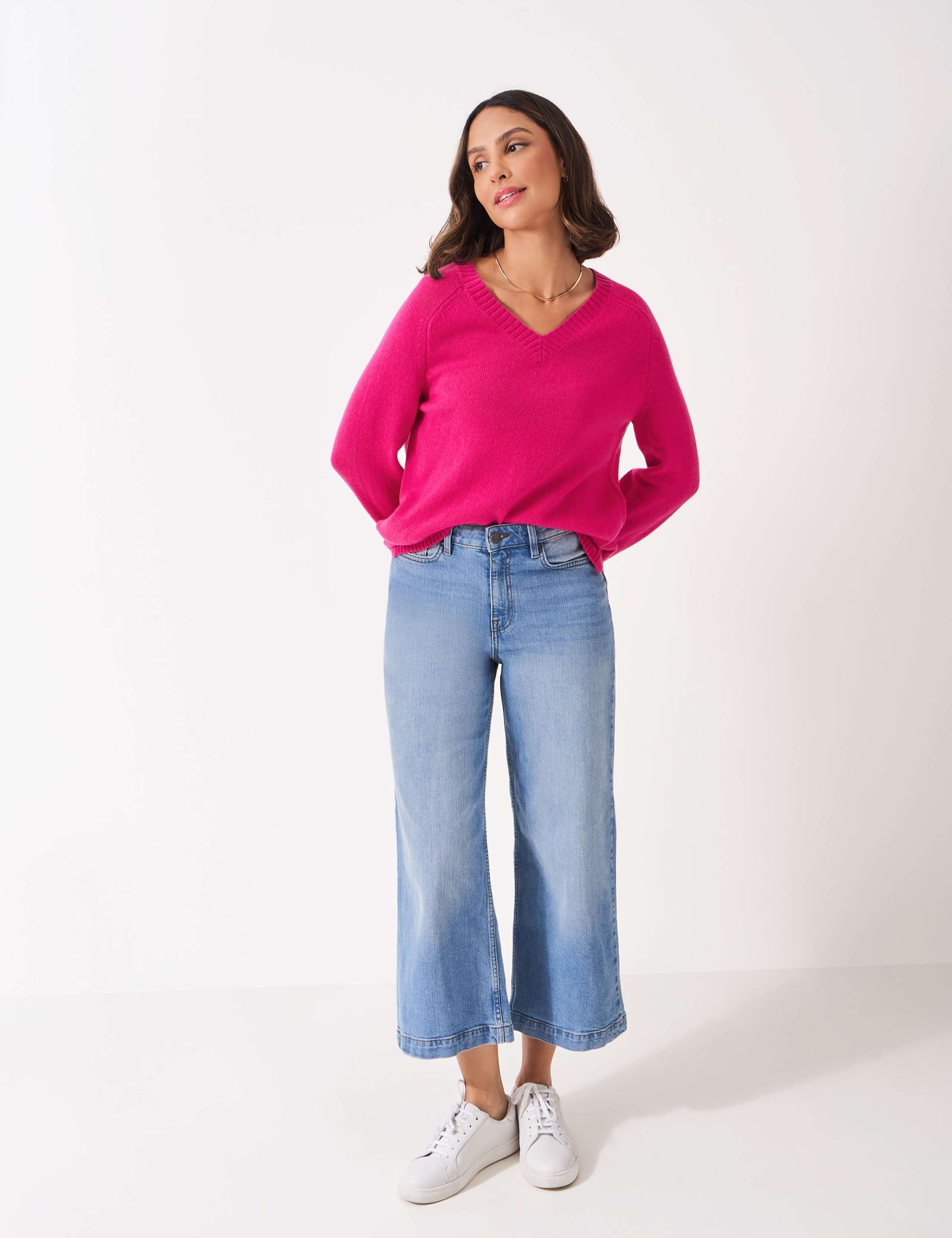 Wool Rich V-Neck Jumper