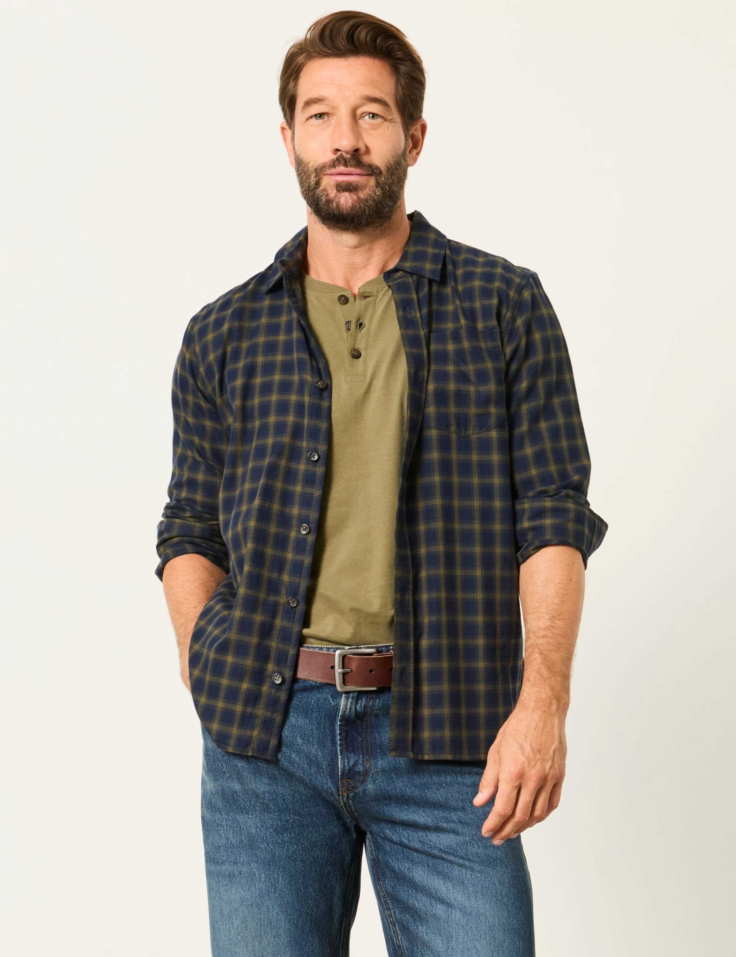 Pure Cotton Check Shirt