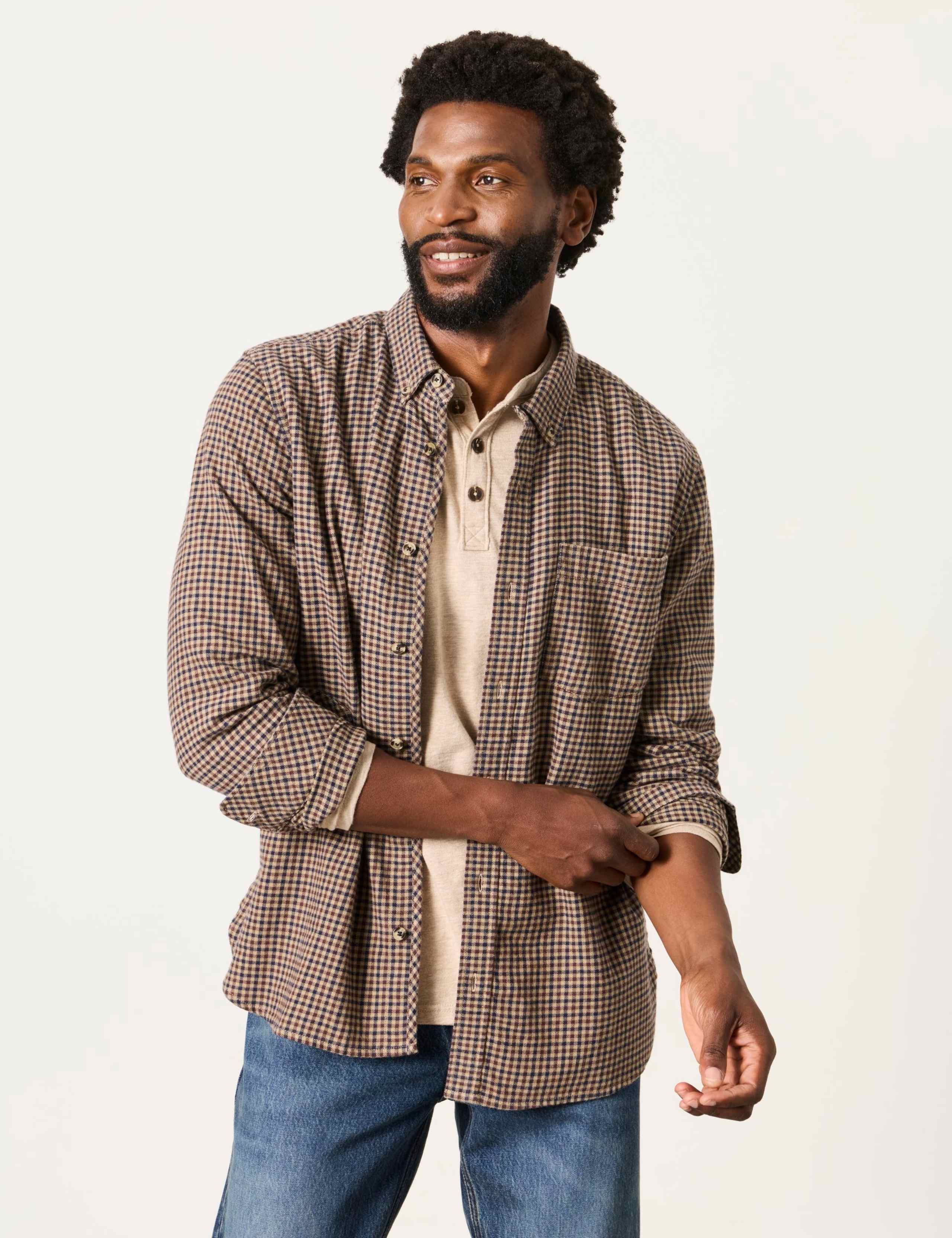 Regular Fit Pure Cotton Gingham Shirt