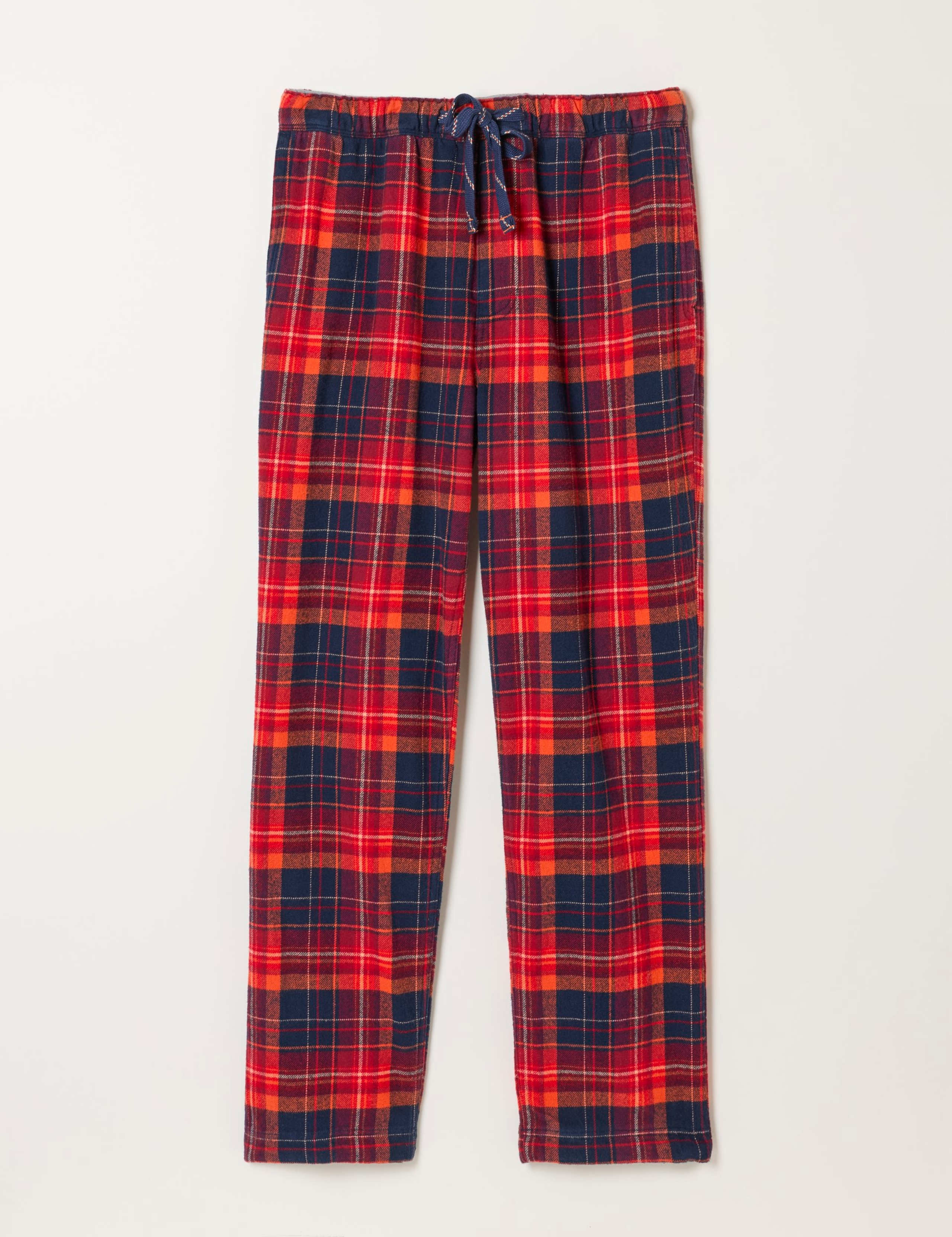 Pure Cotton Checked Pyjama Bottoms