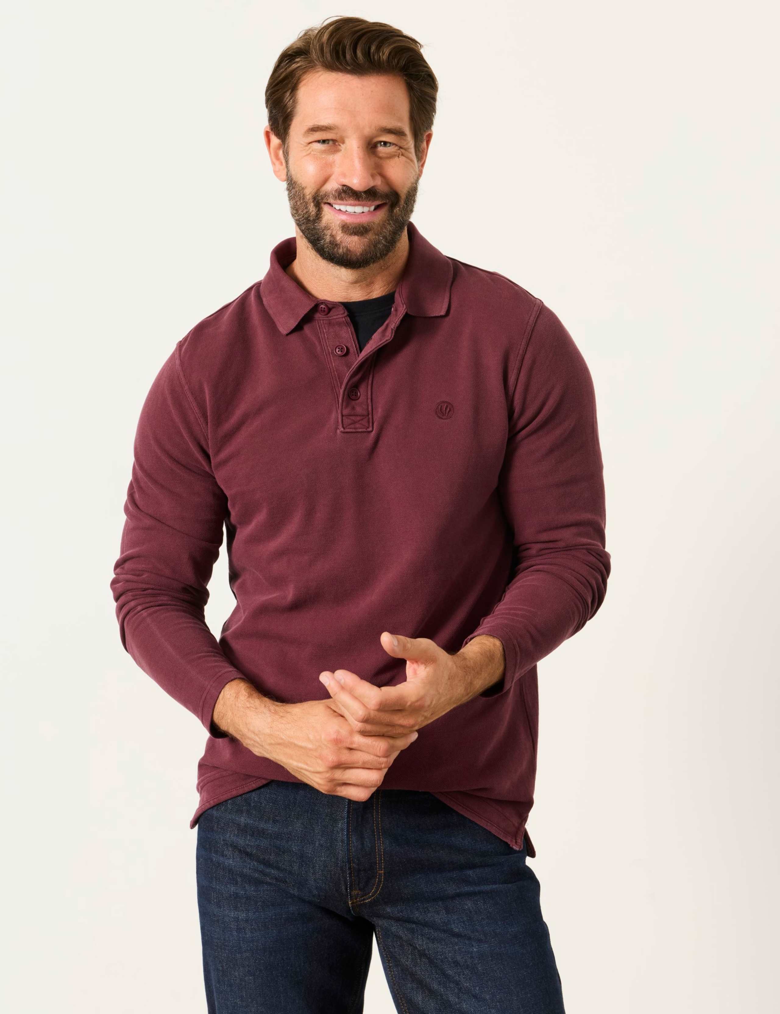 Pure Cotton Pique Polo Shirt
