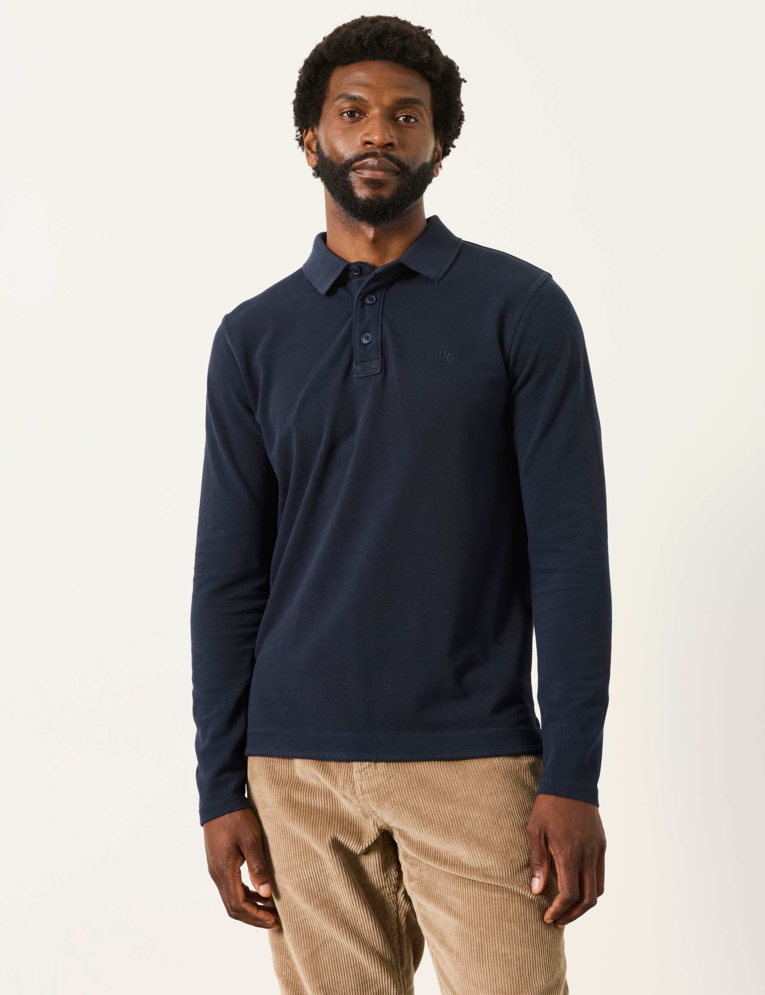 Pure Cotton Pique Polo Shirt